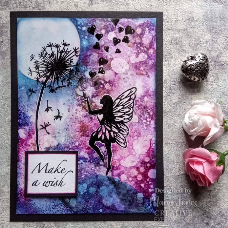 Creative Expressions Designer Boutique Fairy Wishes 6 in x 4 in Clear Stamp Set