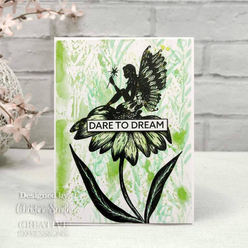 Creative Expressions Designer Boutique Daisy Dreams 6 in x 4 in Clear Stamp Set