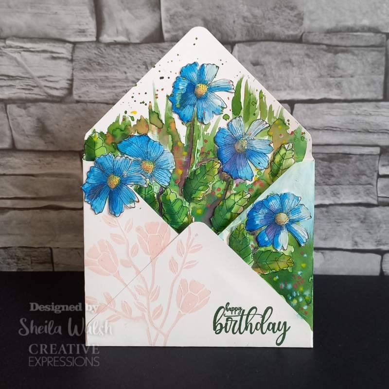 Creative Expressions Helen Colebrook Foliage Collection 6 in x 4 in Clear Stamp Set