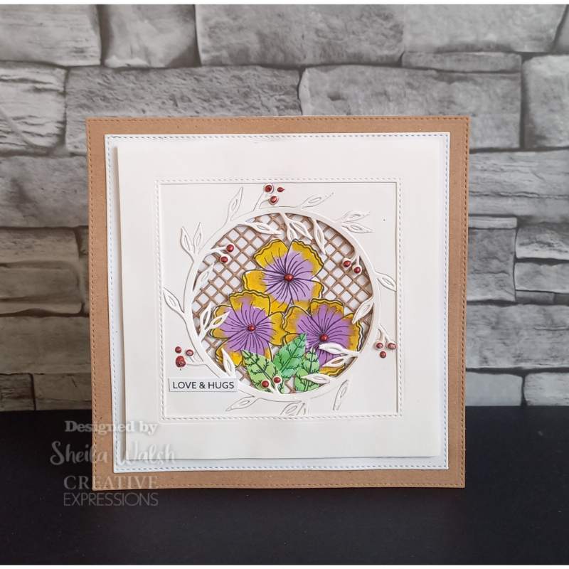 Creative Expressions Helen Colebrook Blooming Marvelous 6 in x 4 in Clear Stamp Set