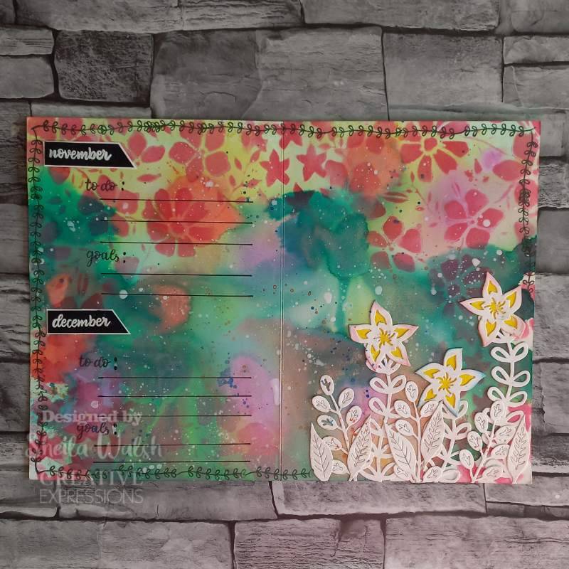 Creative Expressions Helen Colebrook Flower Garden Craft Die