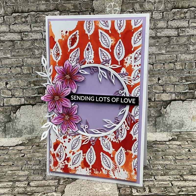 Creative Expressions Helen Colebrook Blooming Marvelous 6 in x 4 in Clear Stamp Set