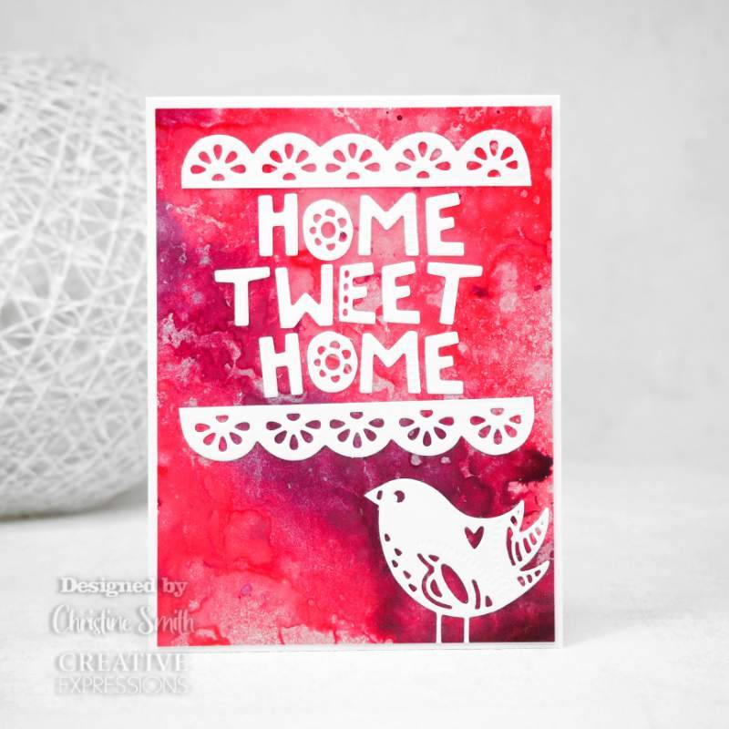 Creative Expressions Paper Panda Home Tweet Home Craft Die