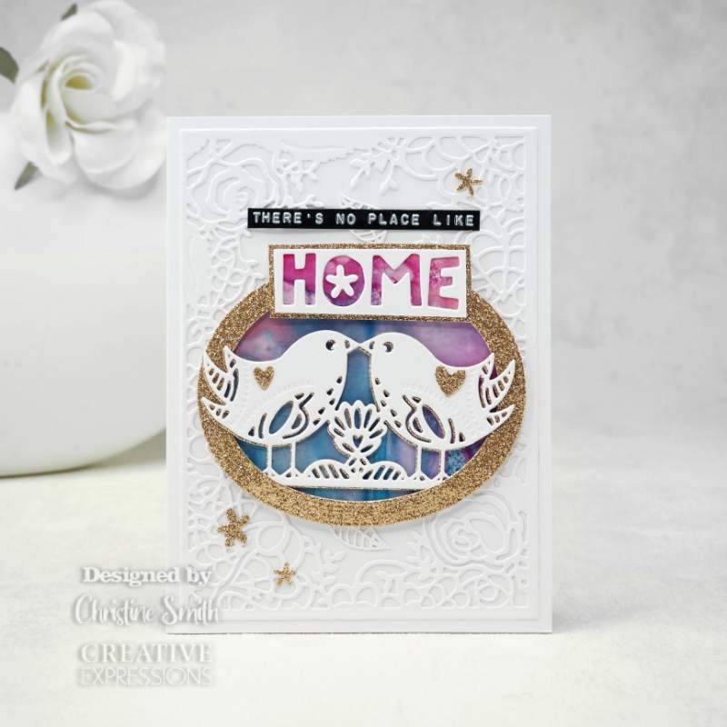 Creative Expressions Paper Panda Roses In Bloom Craft Die