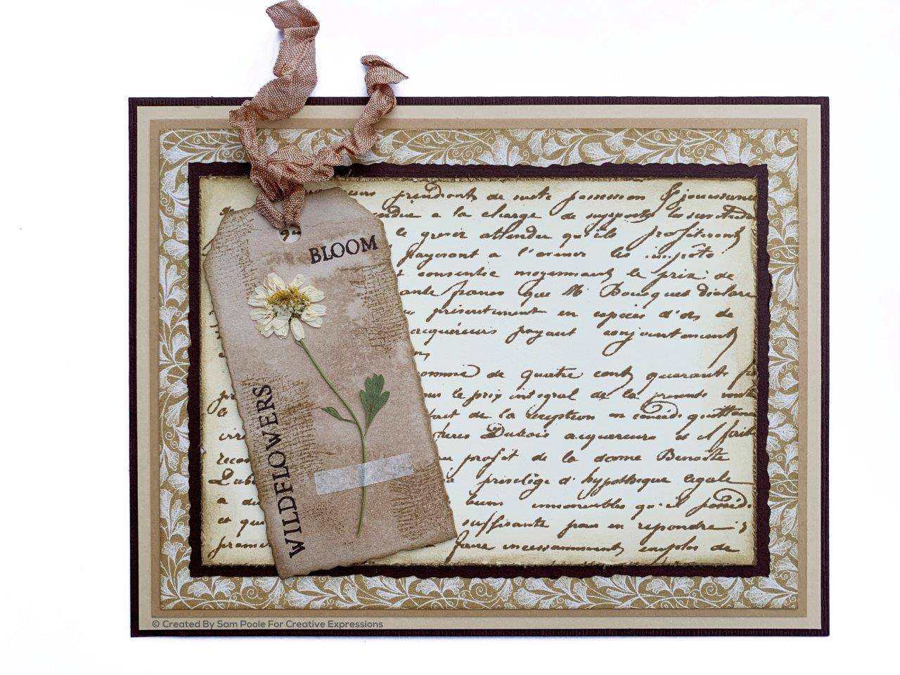 Sam Poole Shabby Basics Tattered Tags Craft Die