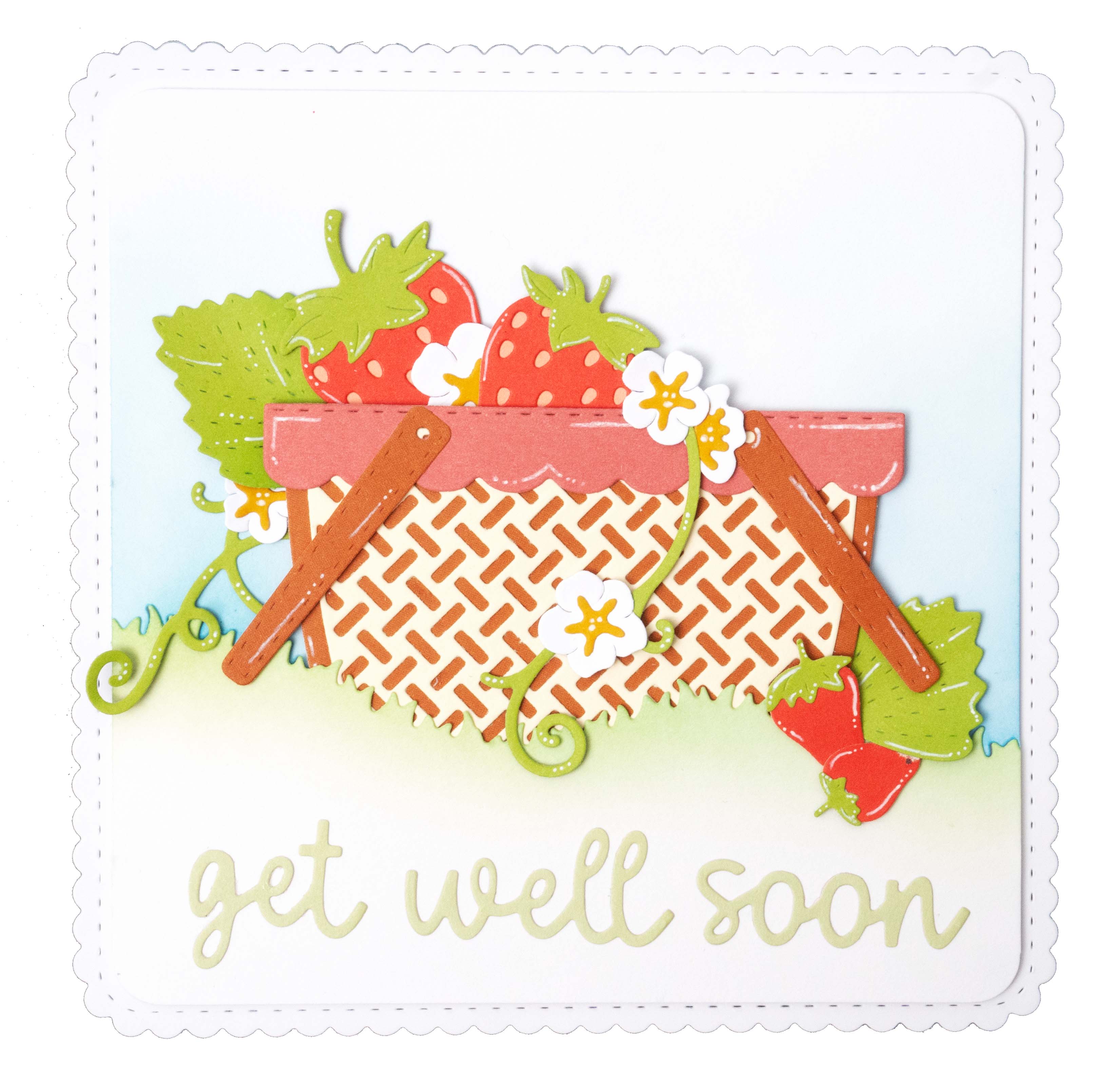 CCL Cutting Die Wordz Get Well Essentials 120x87x1mm 10 PC nr.479