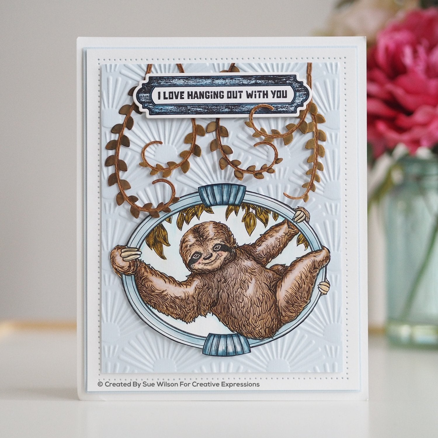 Sue Wilson Safari Collection Sloth Craft Die