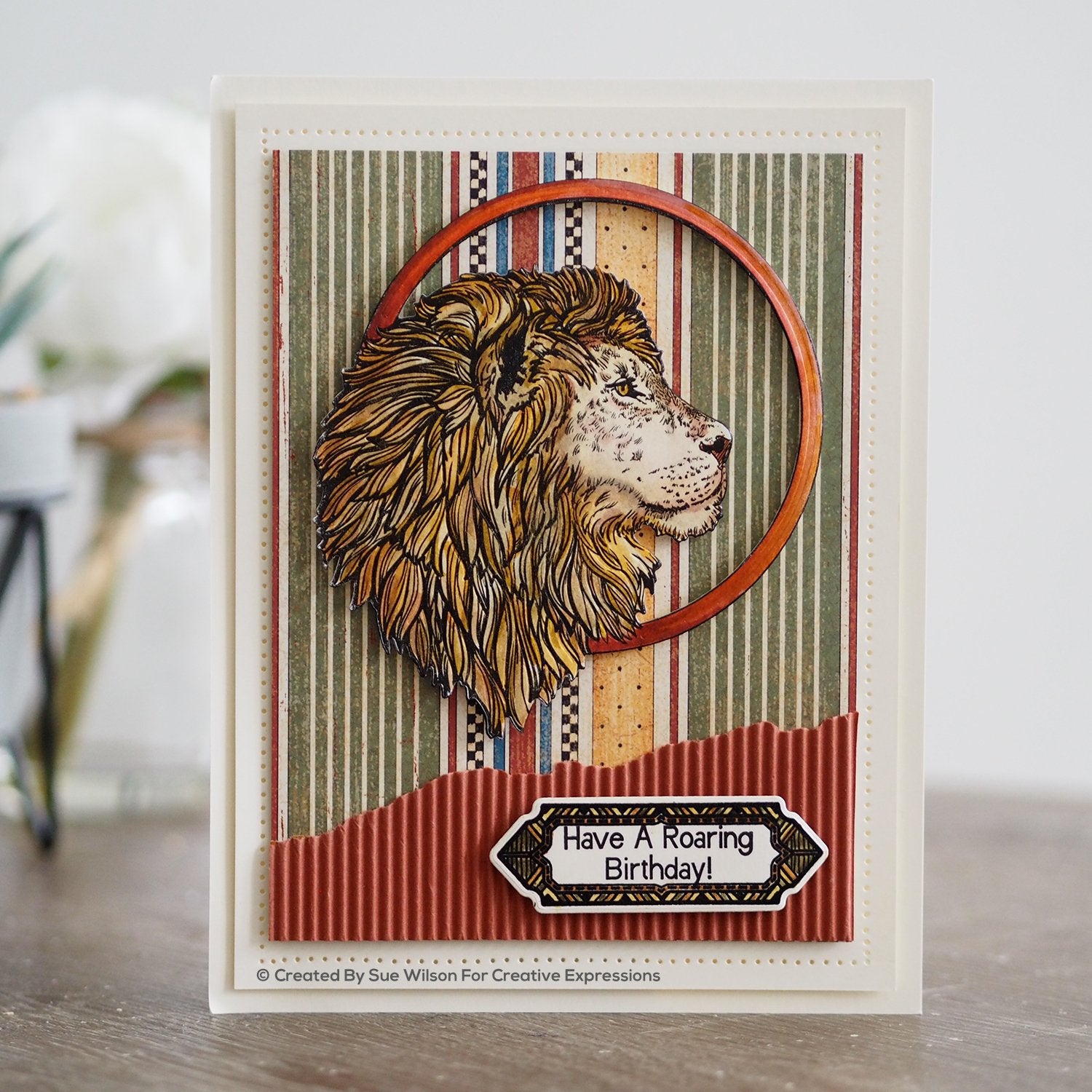 Sue Wilson Safari Collection Lion Craft Die