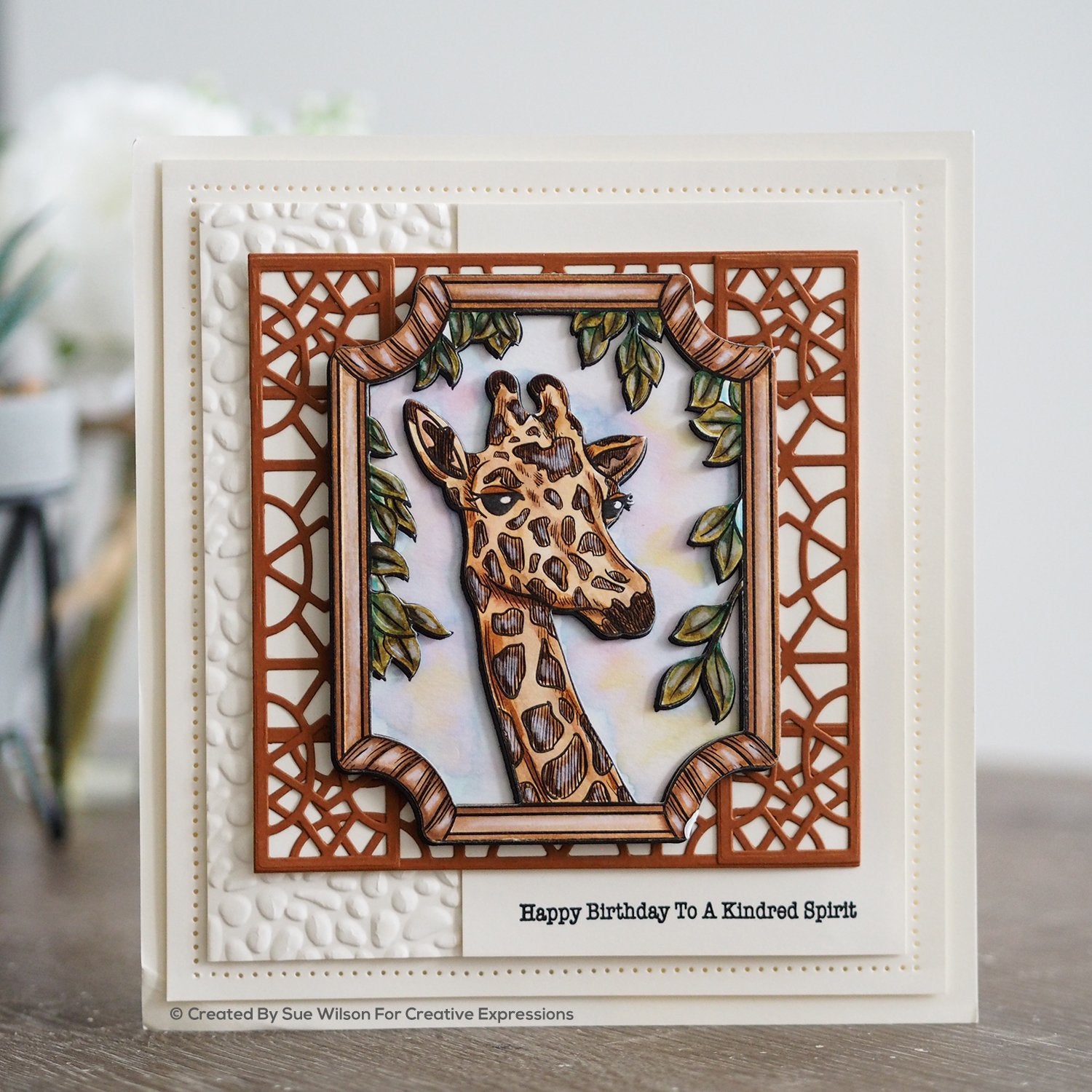 Sue Wilson Safari Collection Giraffe Craft Die