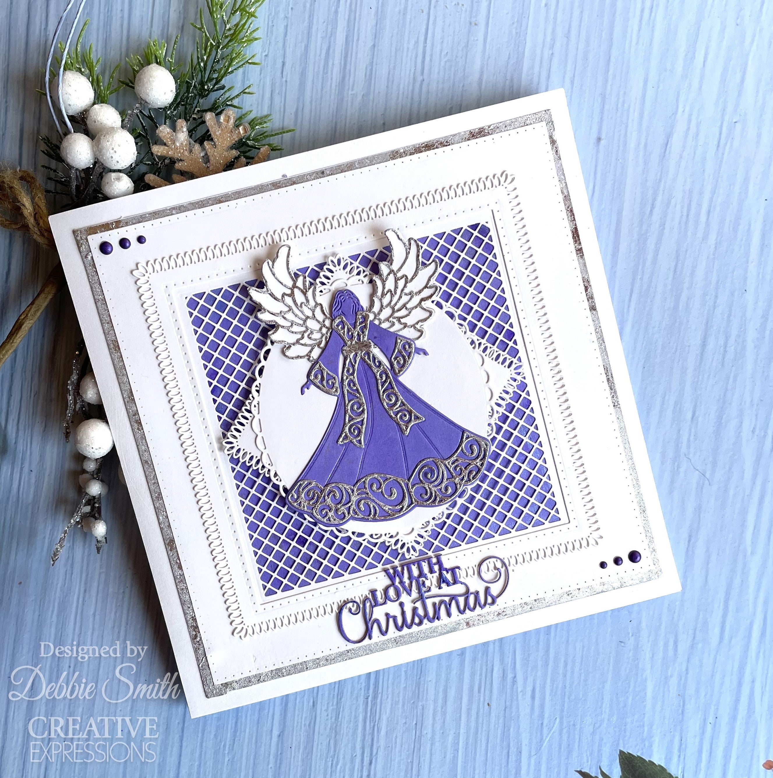 Creative Expressions Sue Wilson Festive With Love At Christmas Craft Die