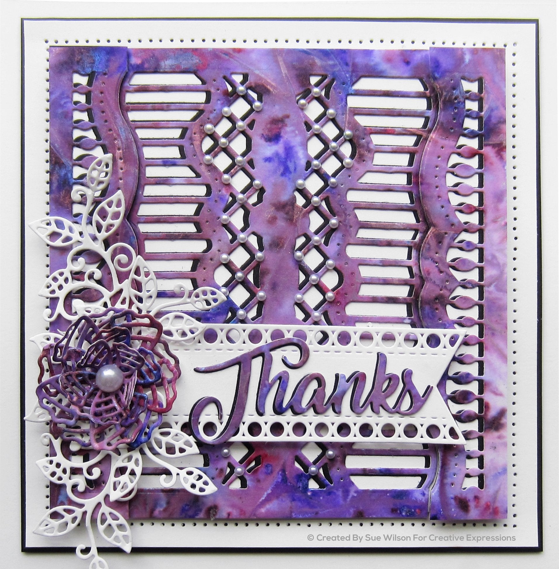 Sue Wilson Endless Options Theresa Background Craft Die