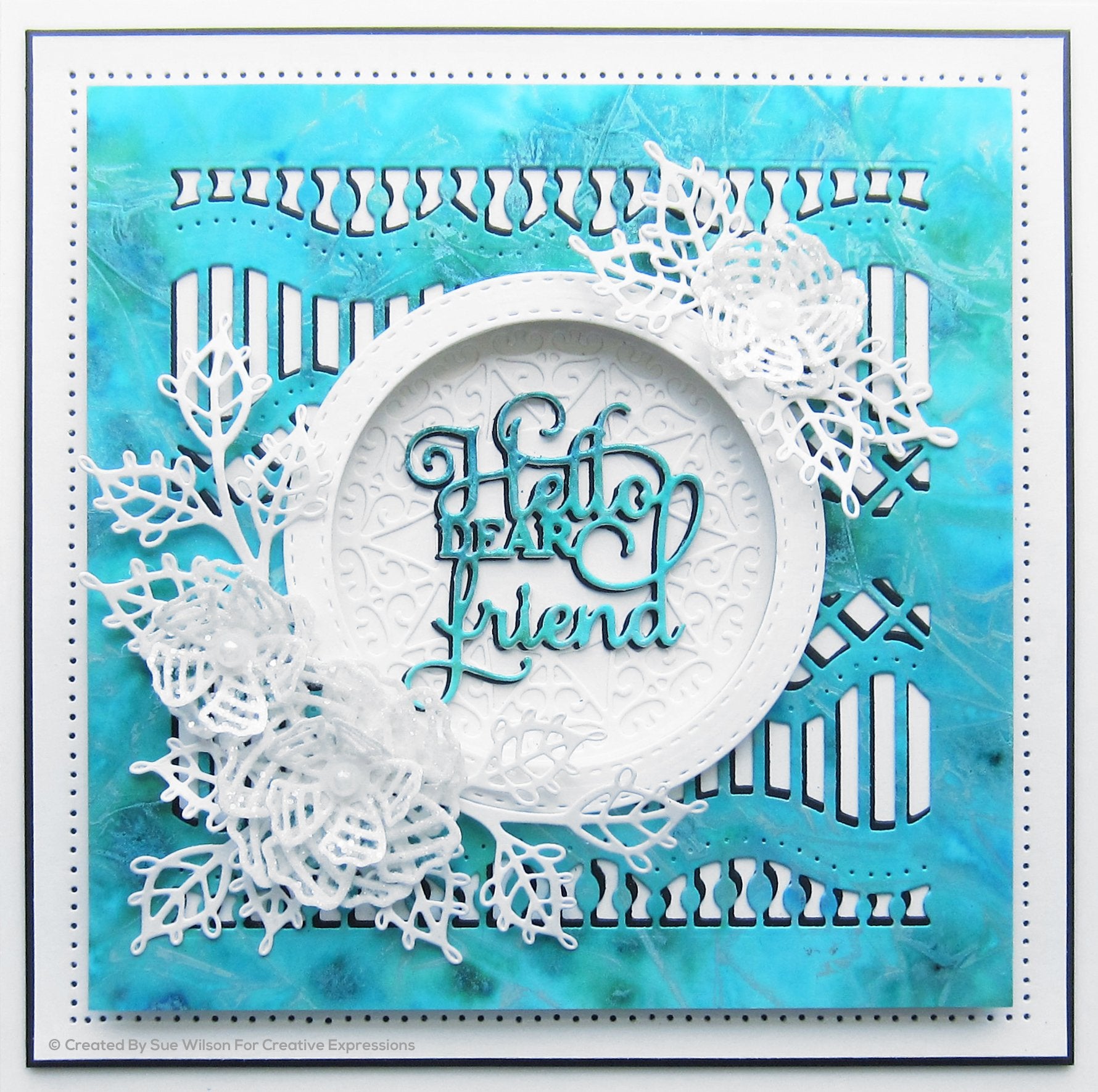 Sue Wilson Endless Options Theresa Background Craft Die