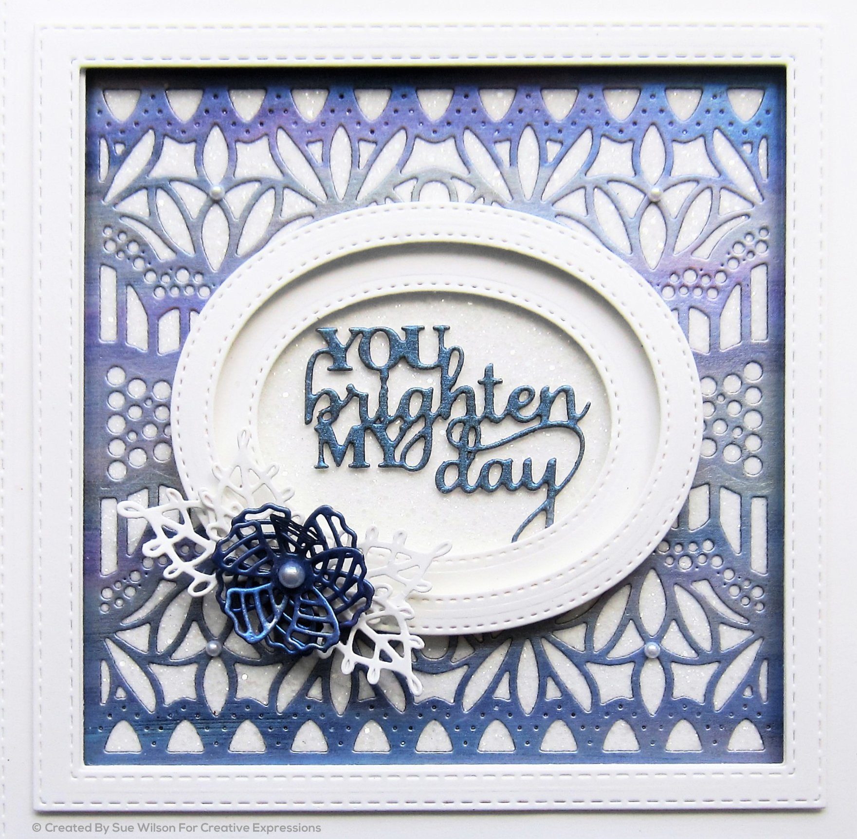 Sue Wilson Mini Expressions You Brighten My Day Craft Die