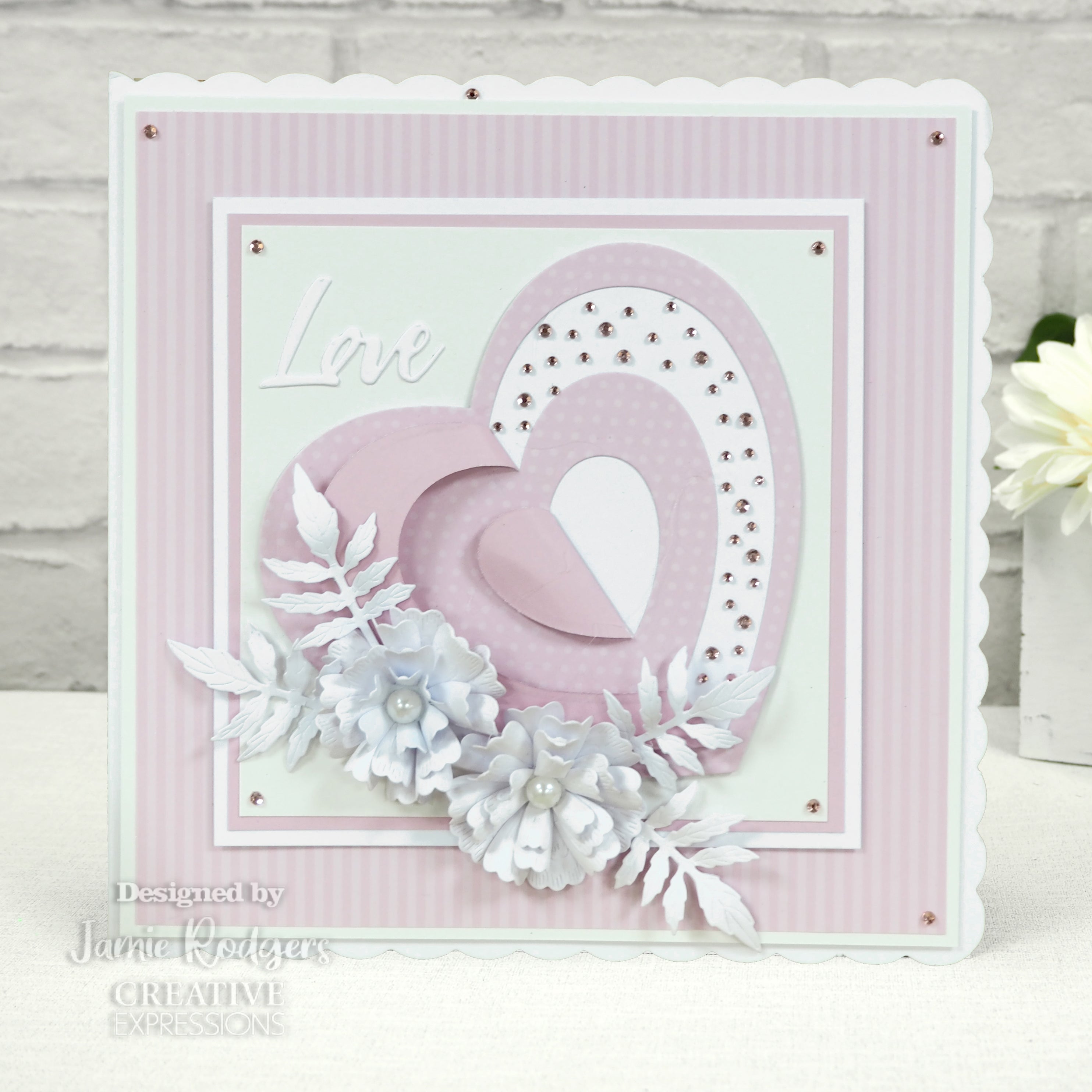 Creative Expressions Jamie Rodgers In and Out Collection Hearts Craft Die