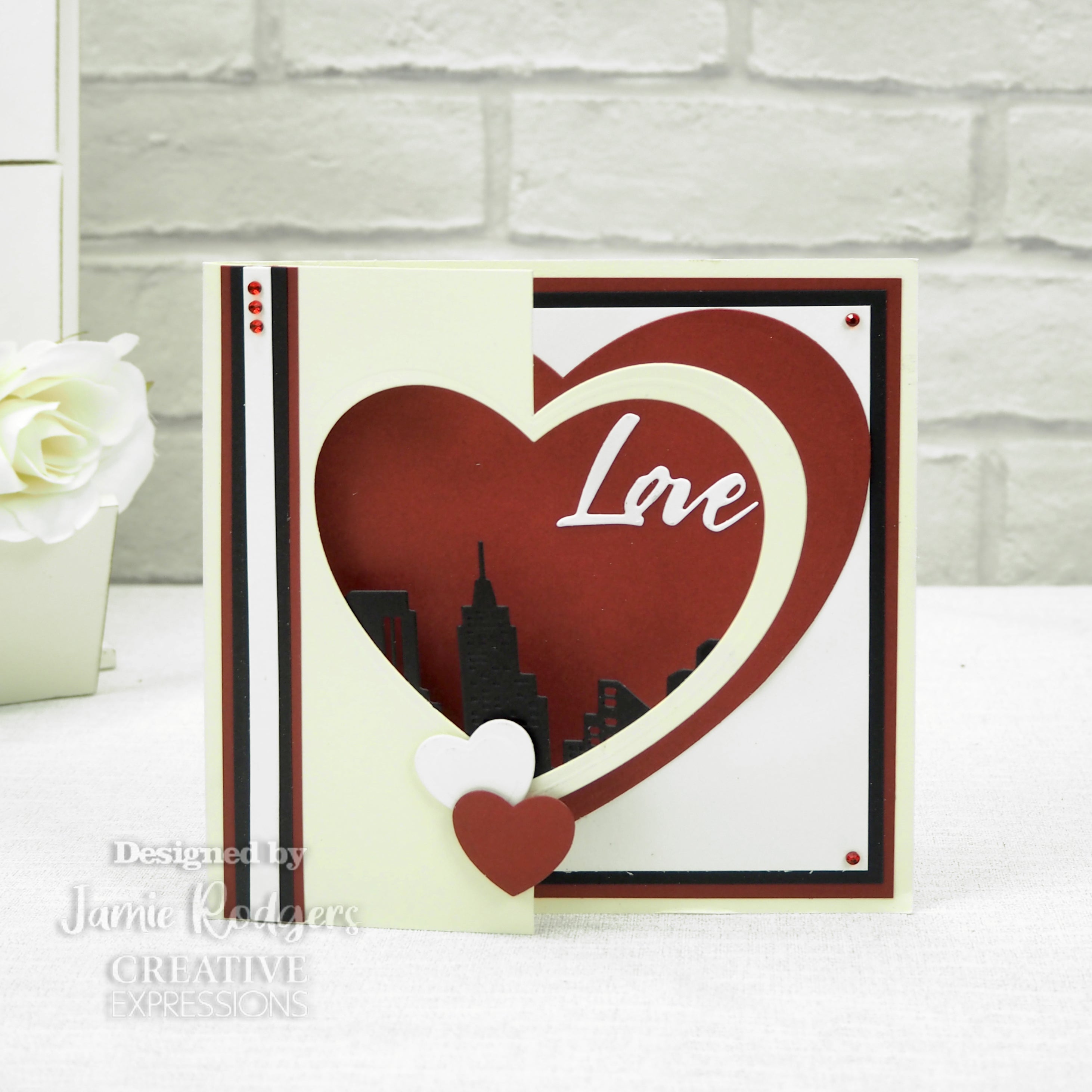 Creative Expressions Jamie Rodgers In and Out Collection Hearts Craft Die