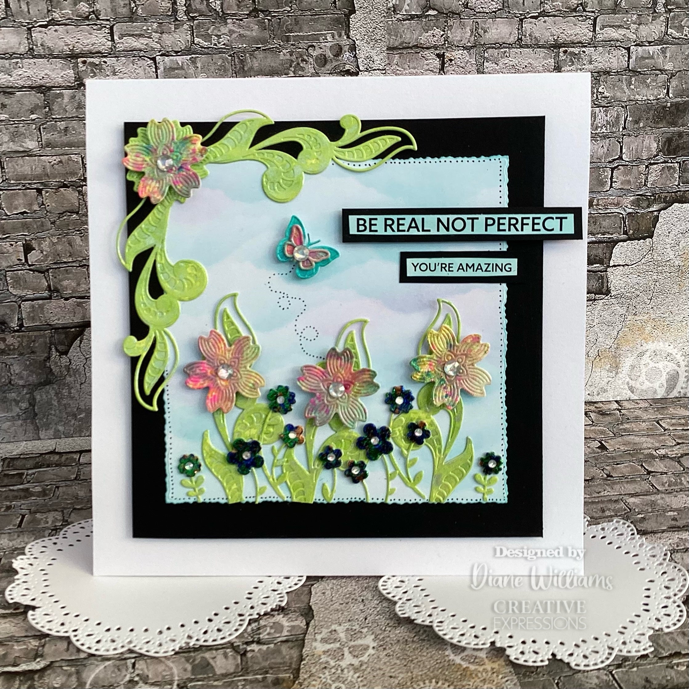 Creative Expressions Jamie Rodgers Cherry Blossom Flower & Flourish Corner Craft Die