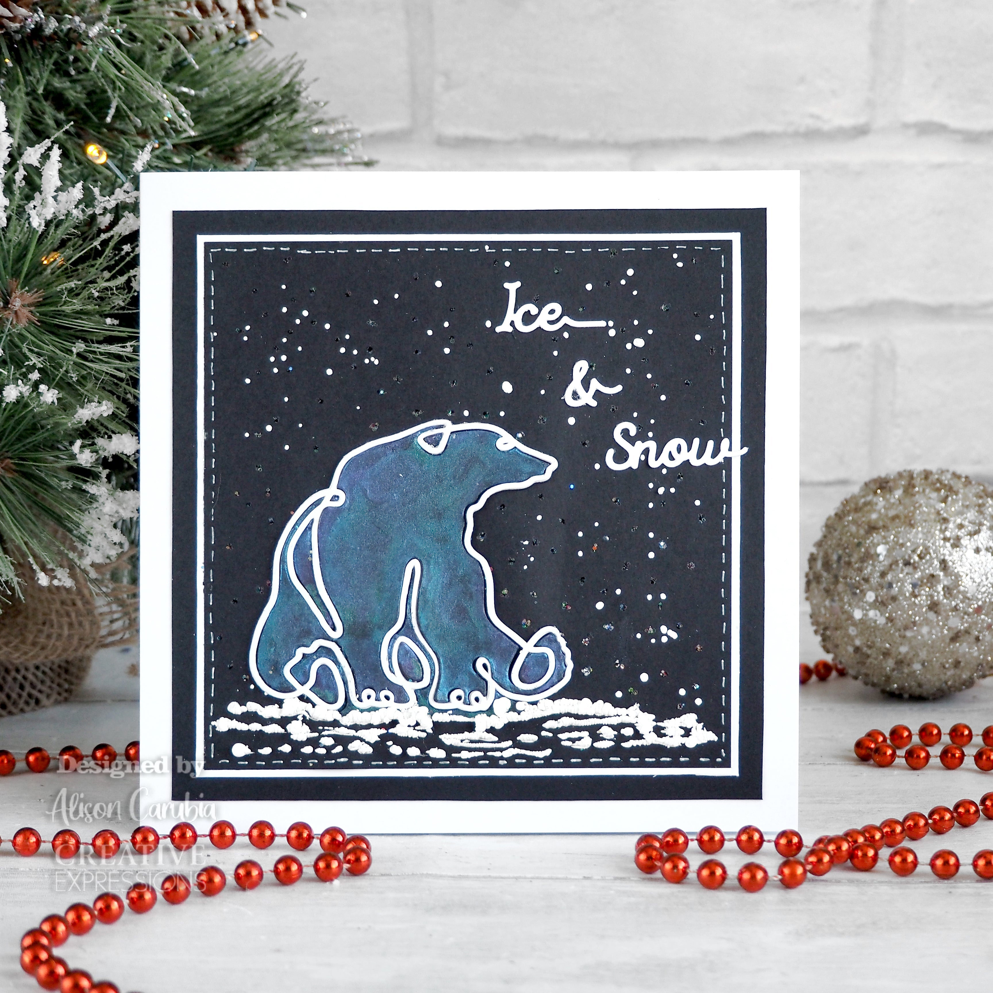 Creative Expressions One-liner Collection Polar Bear Craft Die