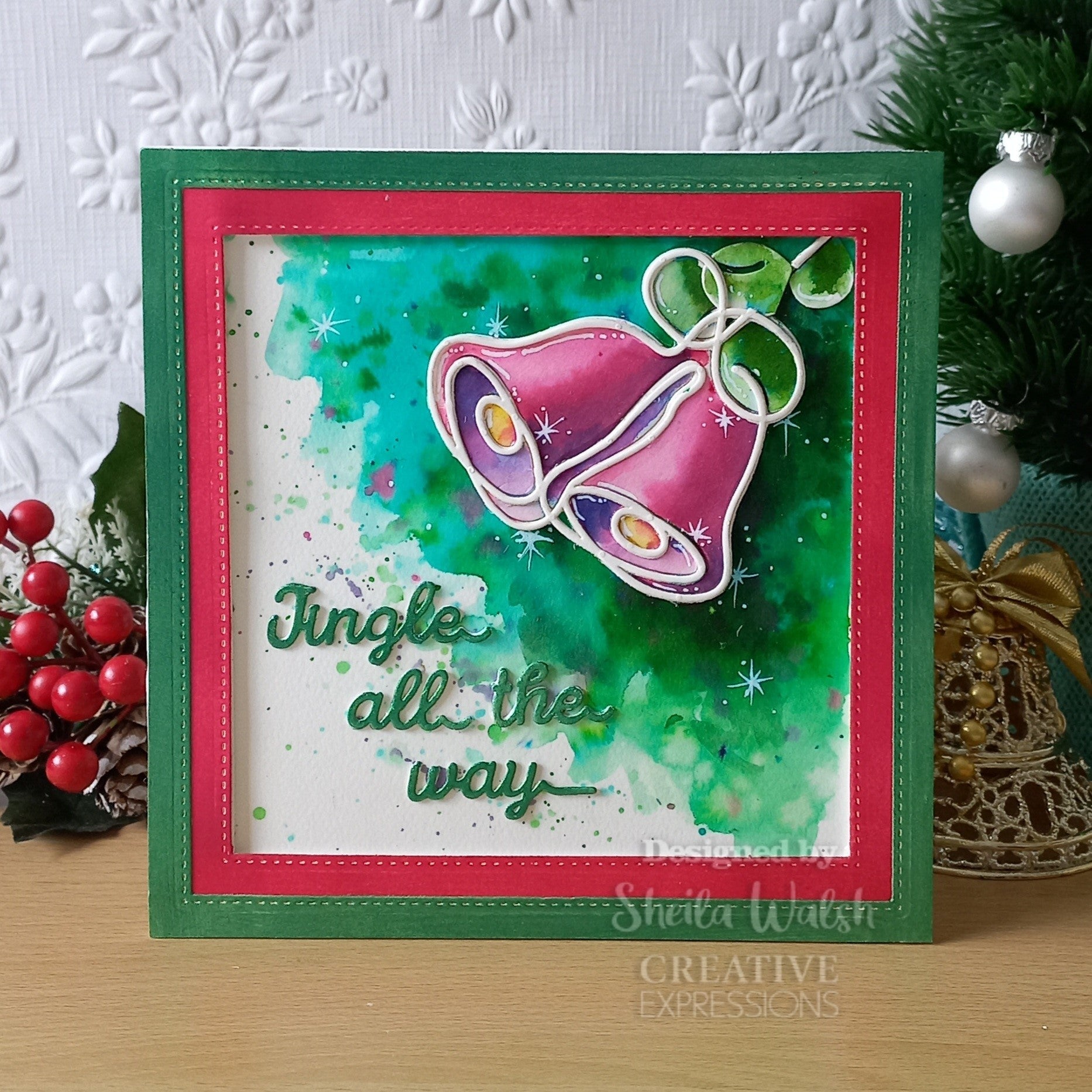 Creative Expressions One-liner Collection Jingle All The Way Craft Die