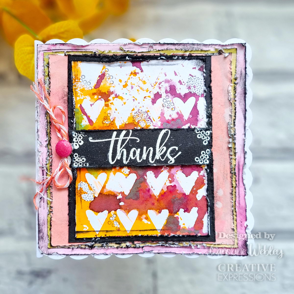 Creative Expressions Mini Stencil You Have My Heart 4 in x 3 in