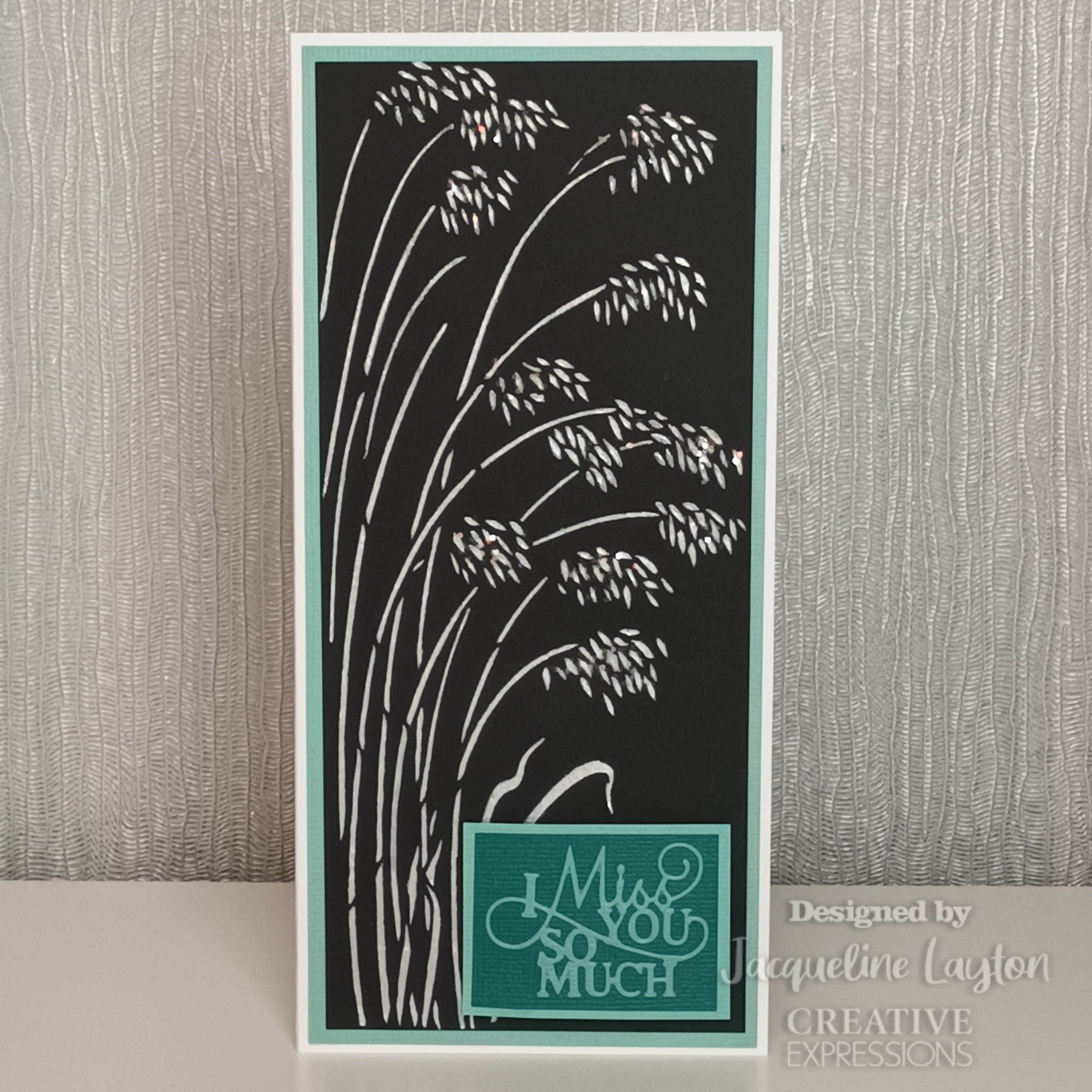 Creative Expressions Wild Oat Grass DL Stencil