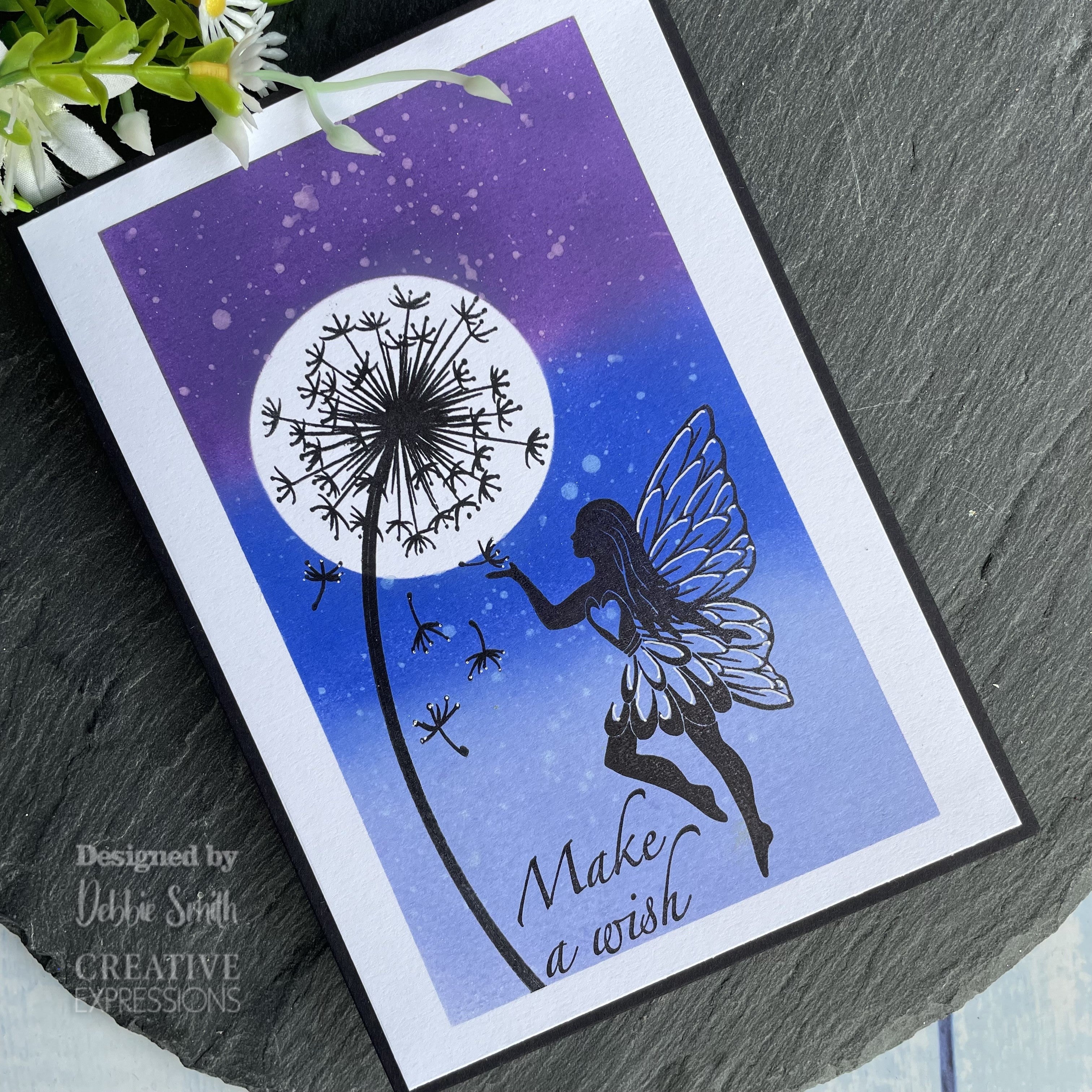 Creative Expressions Designer Boutique Fairy Wishes 6 in x 4 in Clear Stamp Set