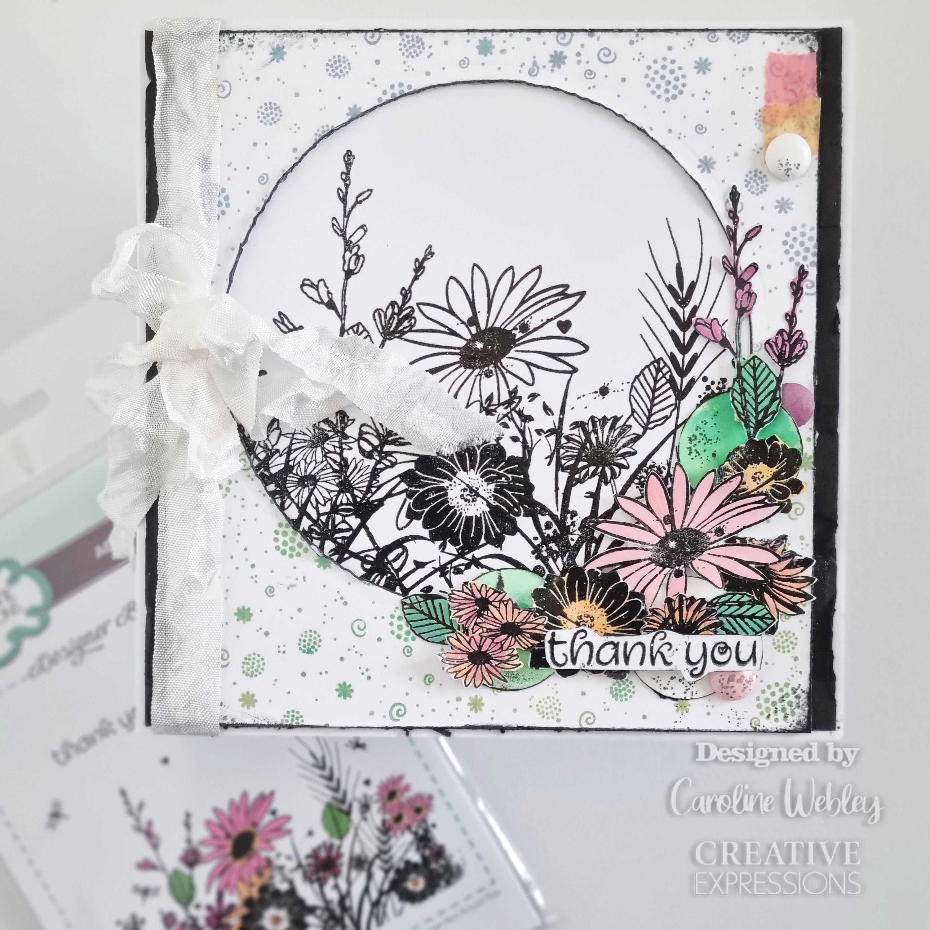 Creative Expressions Designer Boutique Woodland Walk Collection Wild Flowers A6 Clear Stamp Set