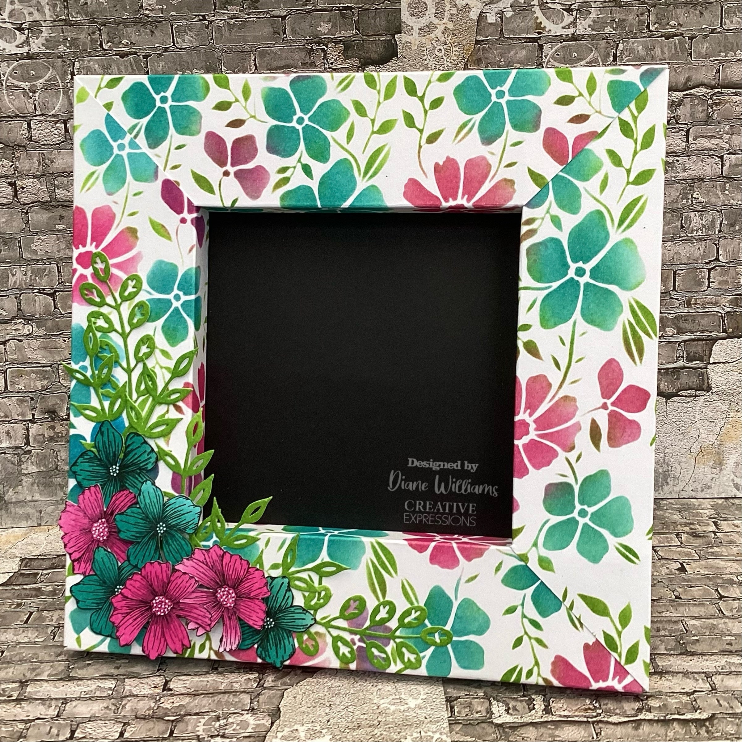 Creative Expressions Helen Colebrook Floral Daydream 7 in x 5 in Stencil