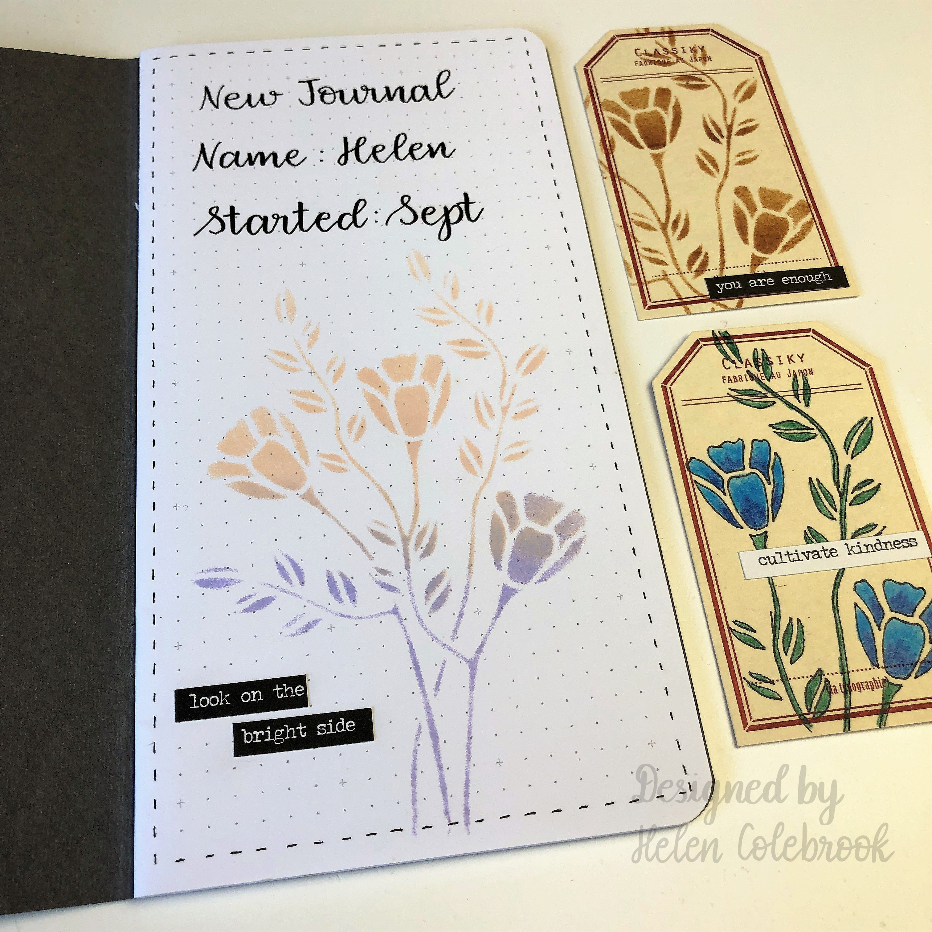 Creative Expressions Helen Colebrook Tulip Triumph 6 in x 4 in Stencil