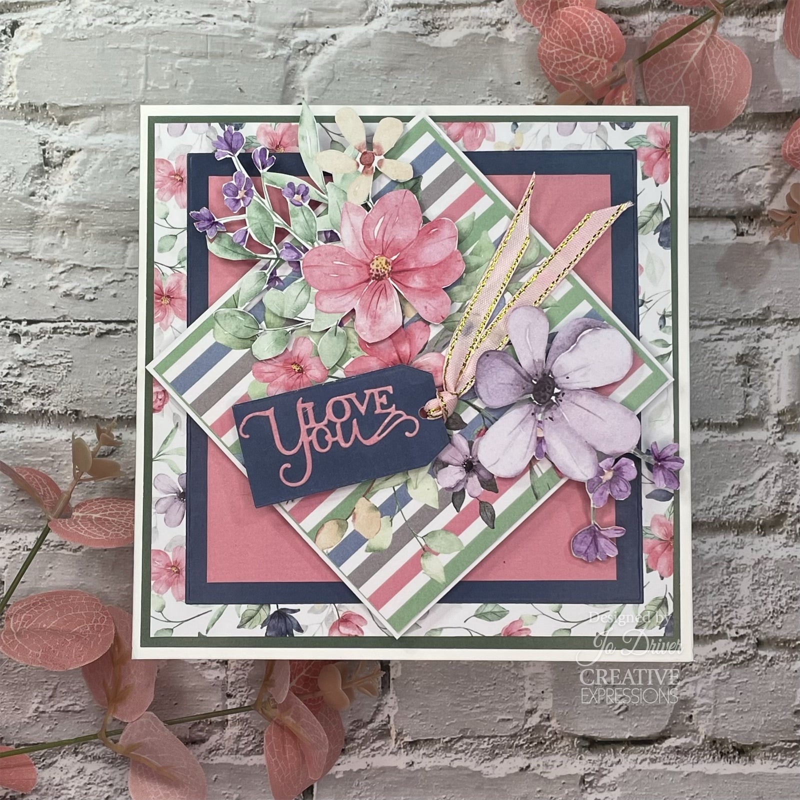 The Paper Boutique Sunny Gardens 6 in x 6 in Decorative Paper Pad