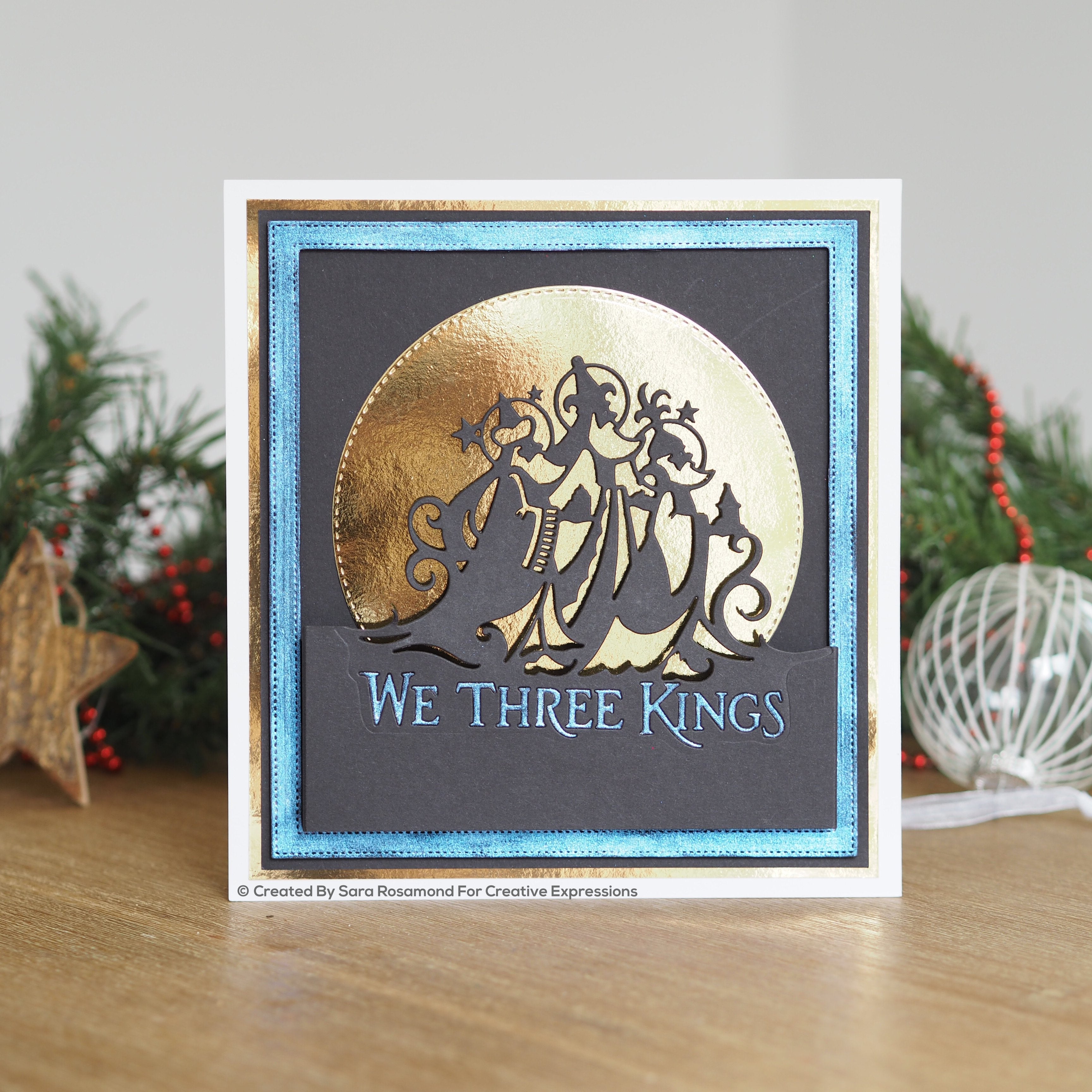 Paper Cuts Edger We Three Kings Craft Die