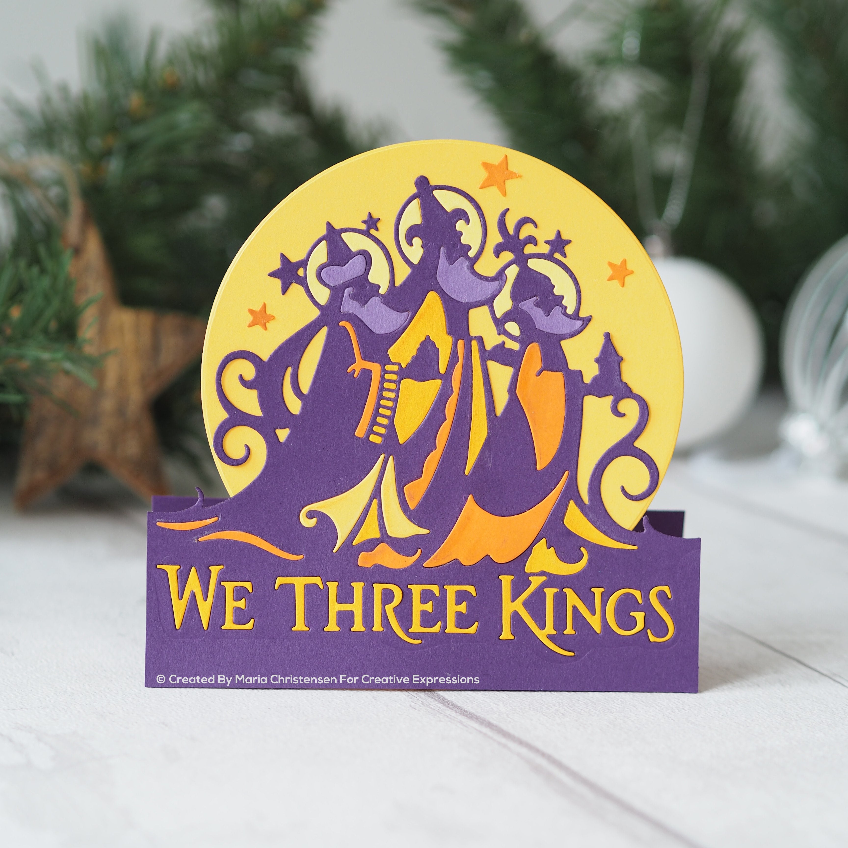 Paper Cuts Edger We Three Kings Craft Die