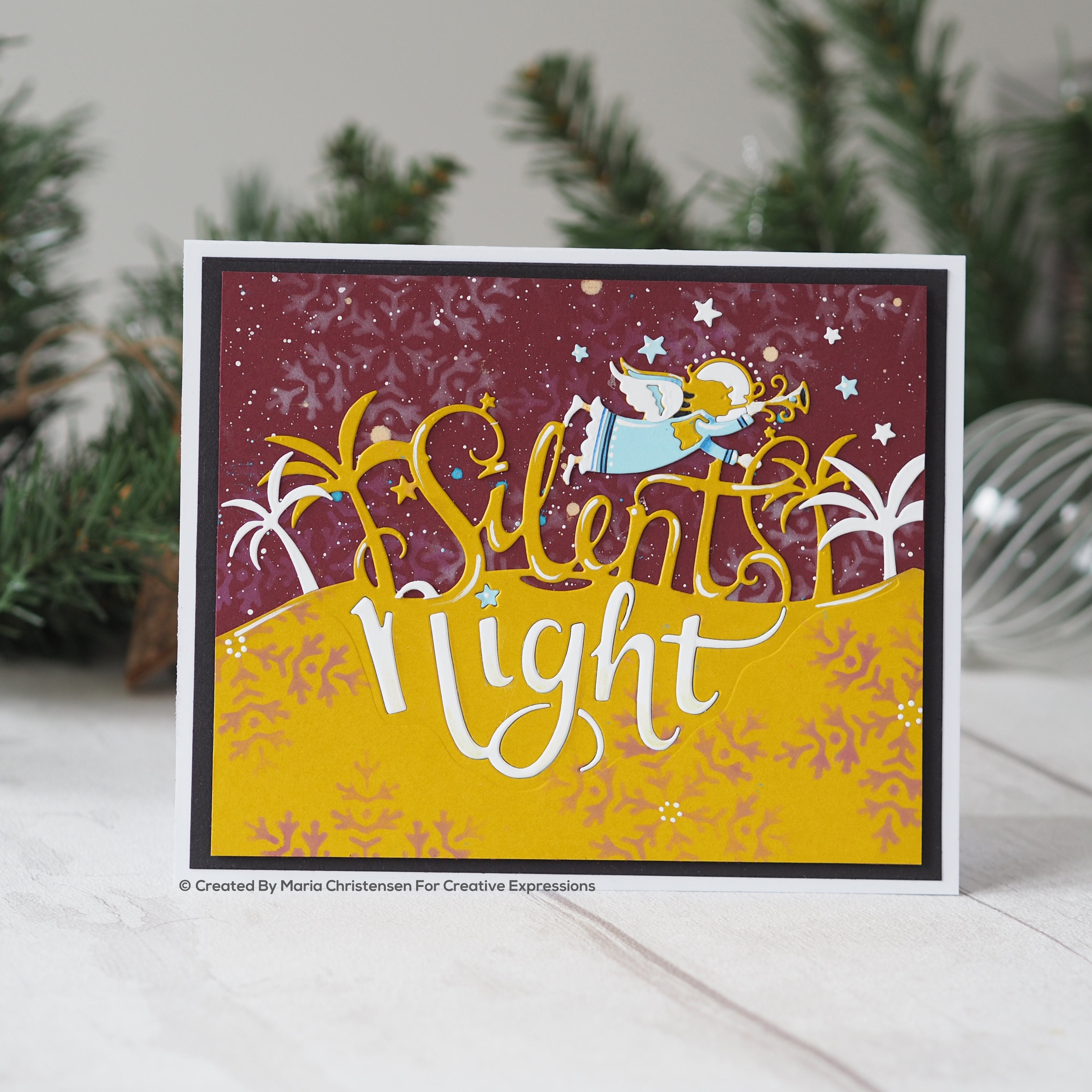 Paper Cuts Edger Silent Night Craft Die