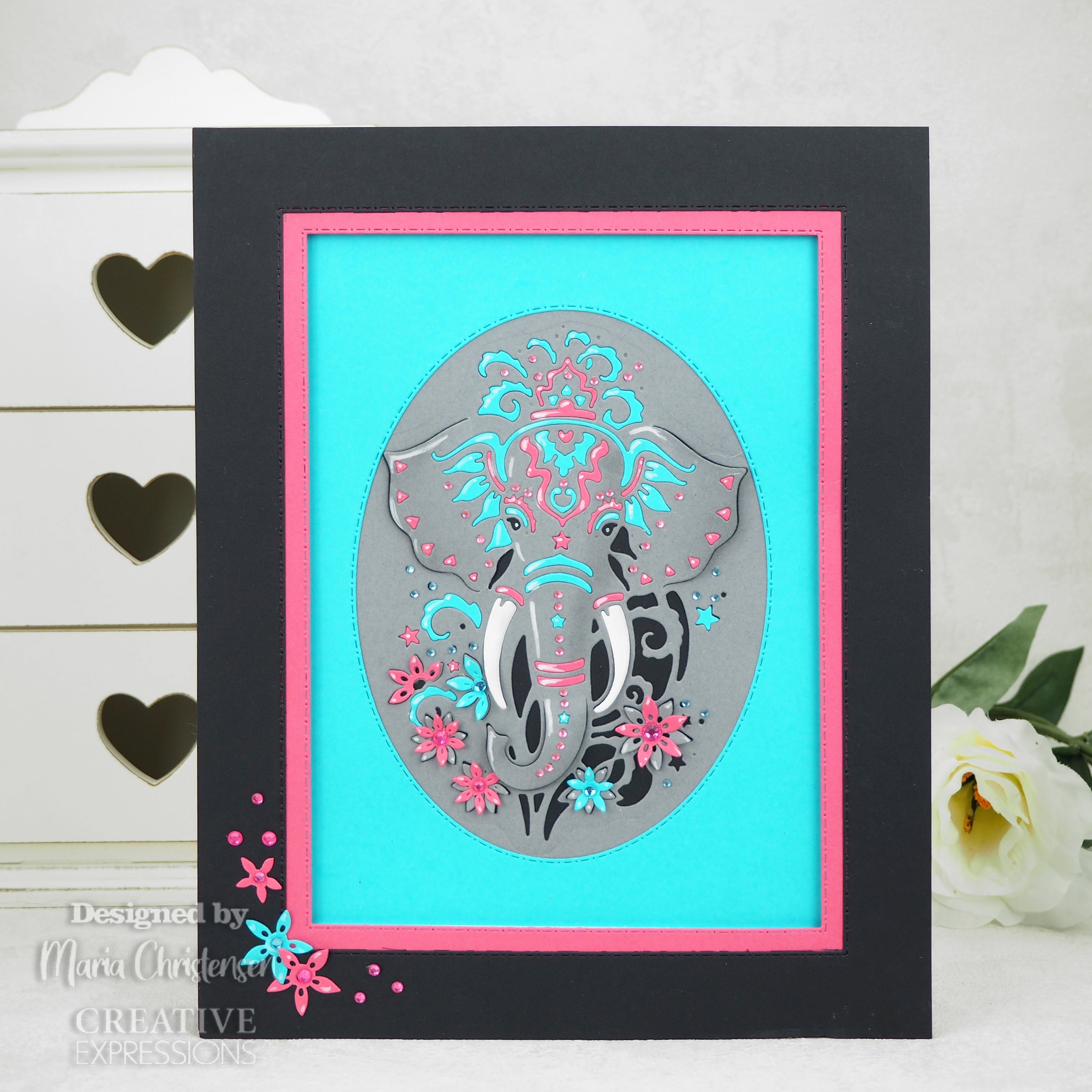 Creative Expressions Paper Cuts Exotic Elephant Craft Die