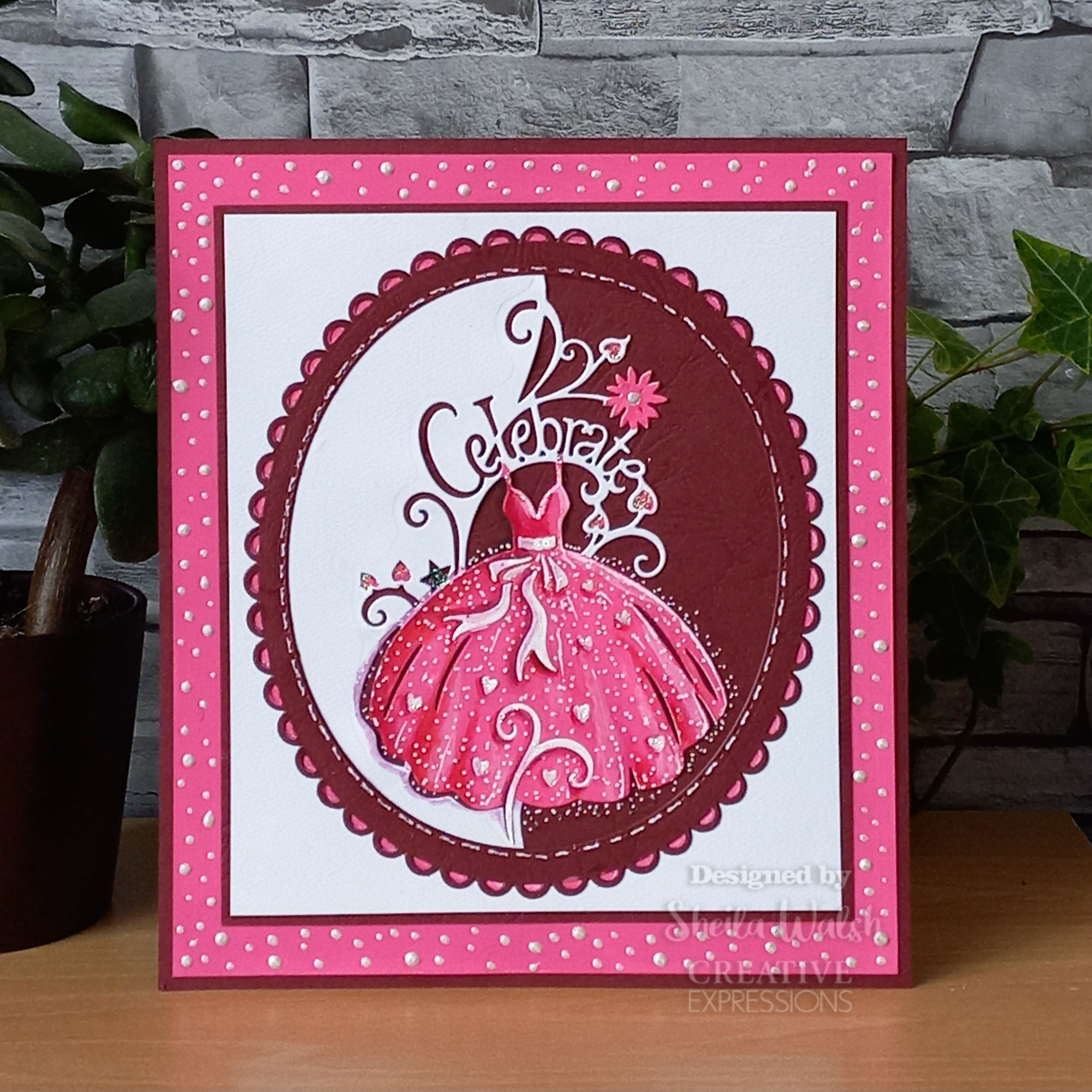 Creative Expressions Paper Cuts Celebrate In Style Edger Craft Die