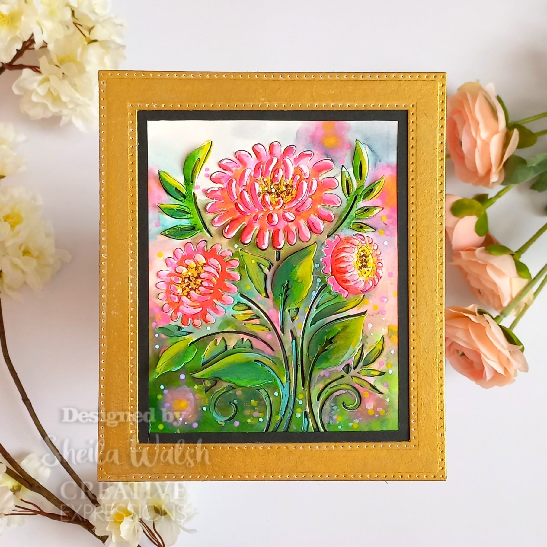 Creative Expressions Paper Cuts Cut & Lift Zinnia Craft Die