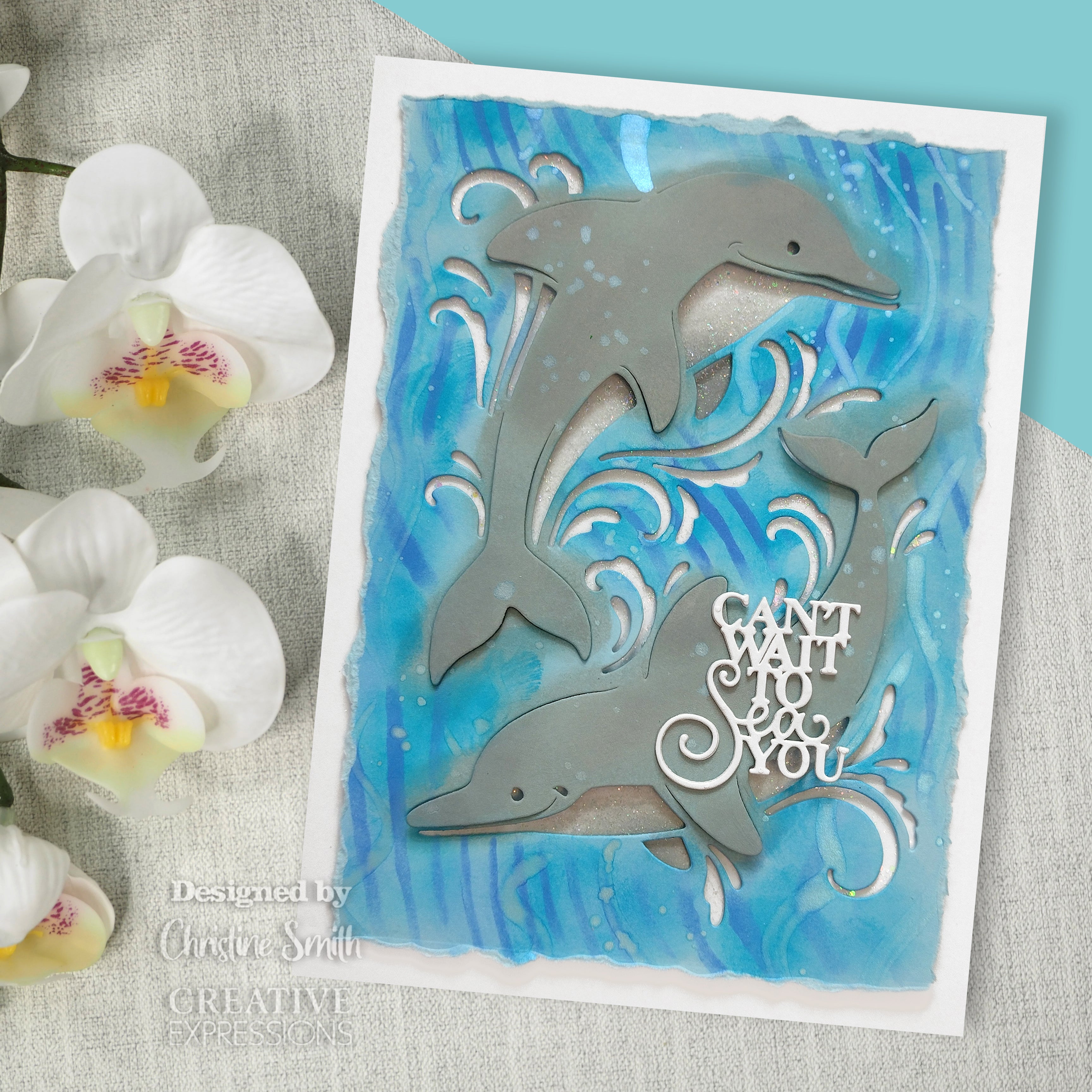 Creative Expressions Paper Cuts Cut & Lift Dolphin Dive Craft Die