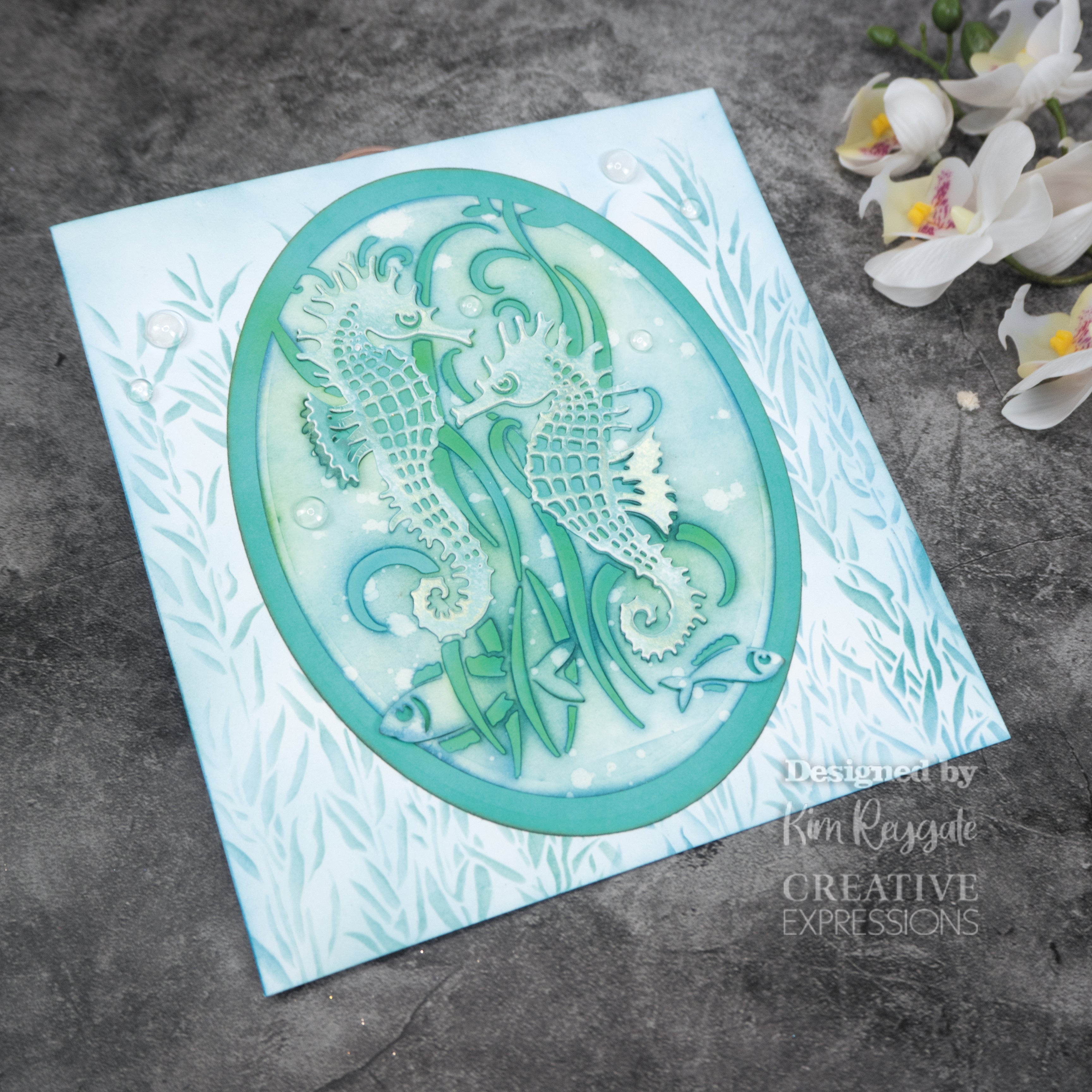 Creative Expressions Paper Cuts Cut & Lift Seahorse Symphony Craft Die