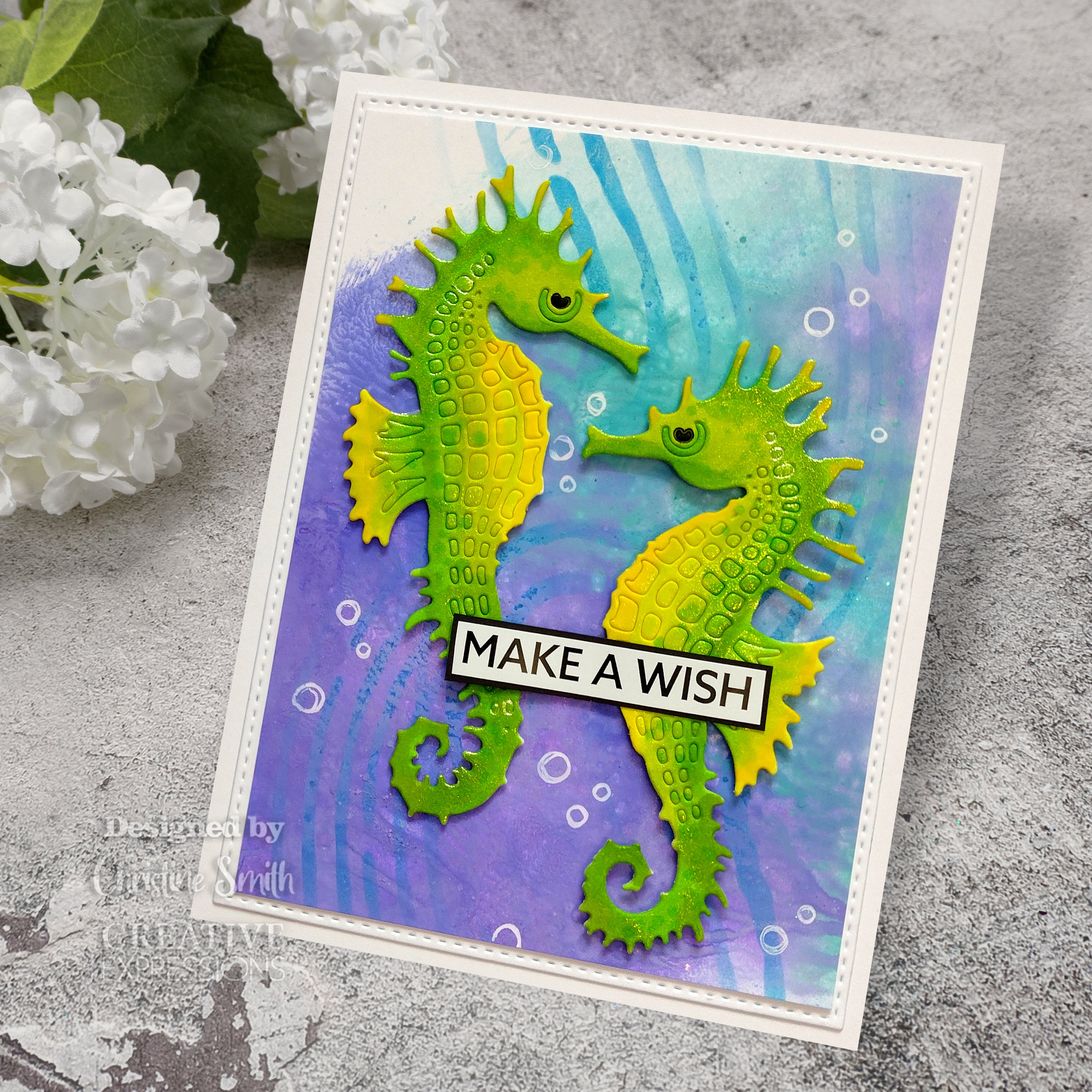 Creative Expressions Paper Cuts Cut & Lift Seahorse Symphony Craft Die