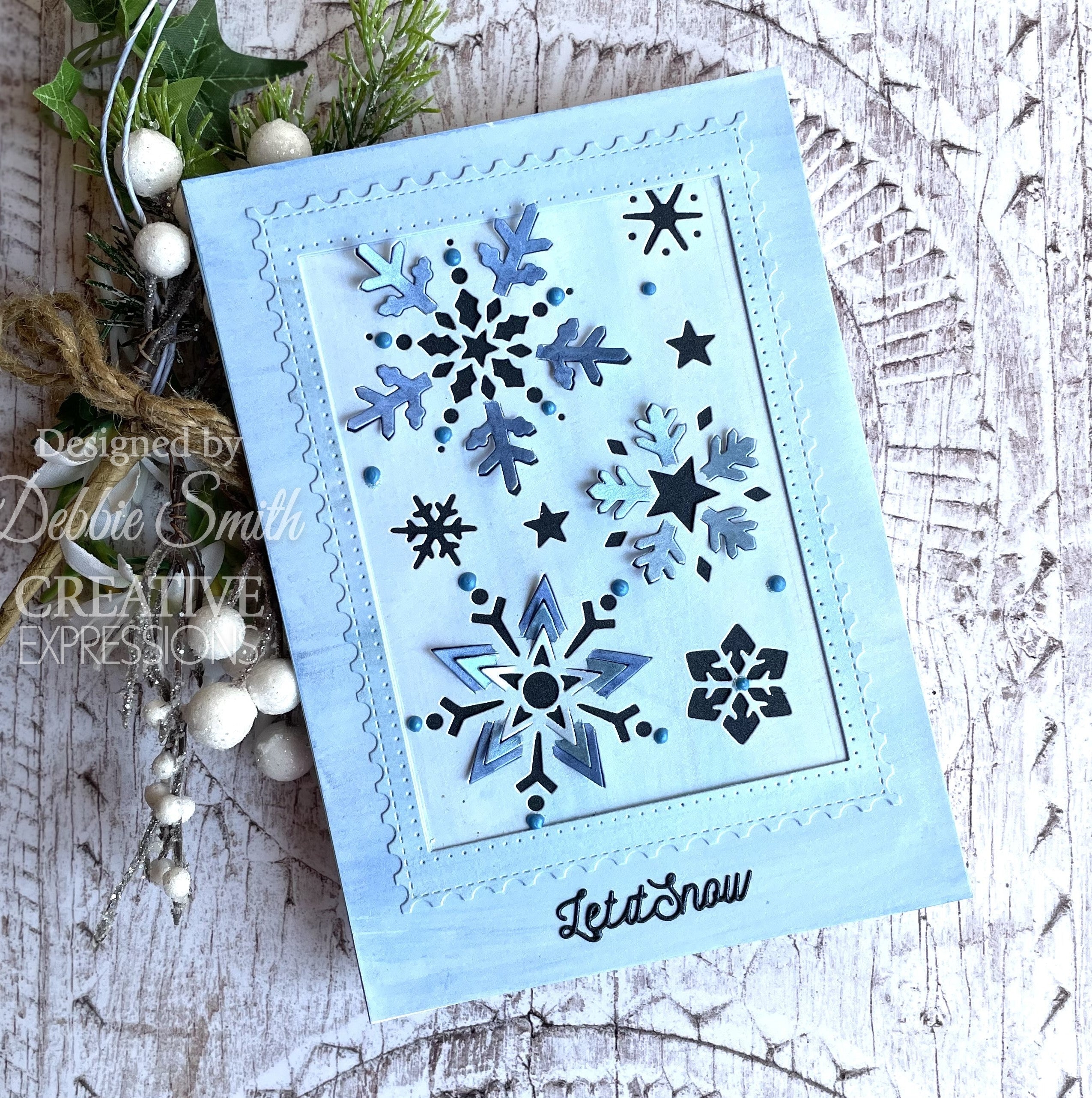 Creative Expressions Paper Cuts Cut & Lift Collection Snowflake Sparkle Craft Die