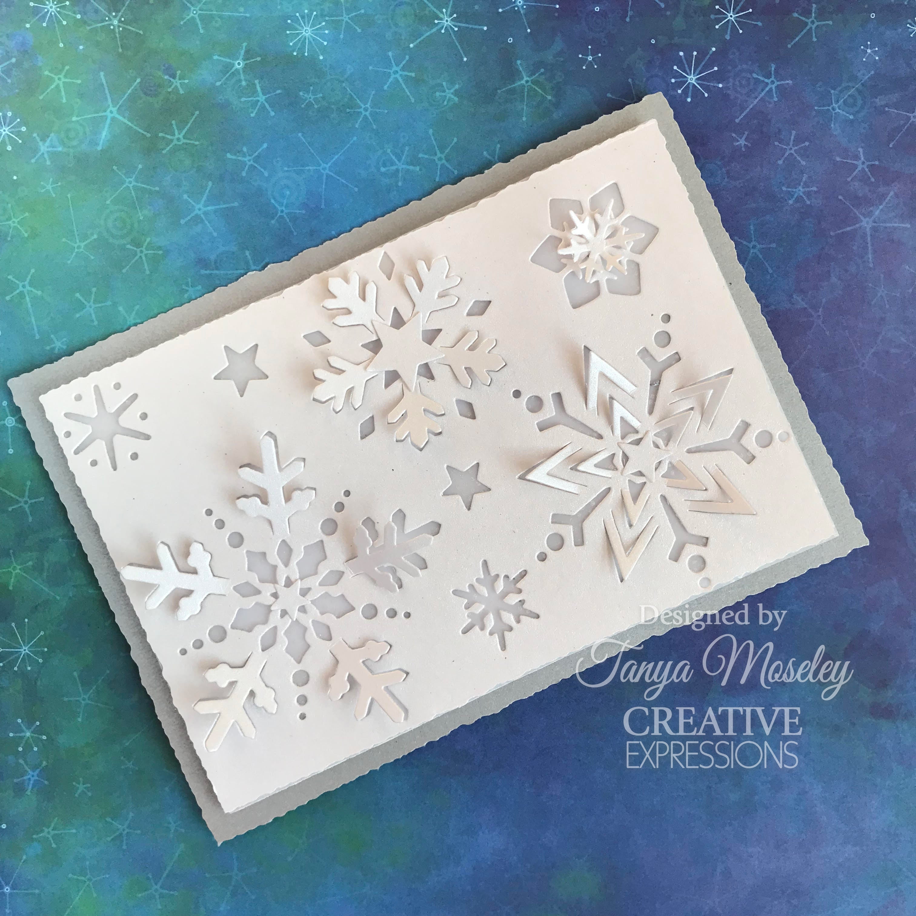 Creative Expressions Paper Cuts Cut & Lift Collection Snowflake Sparkle Craft Die