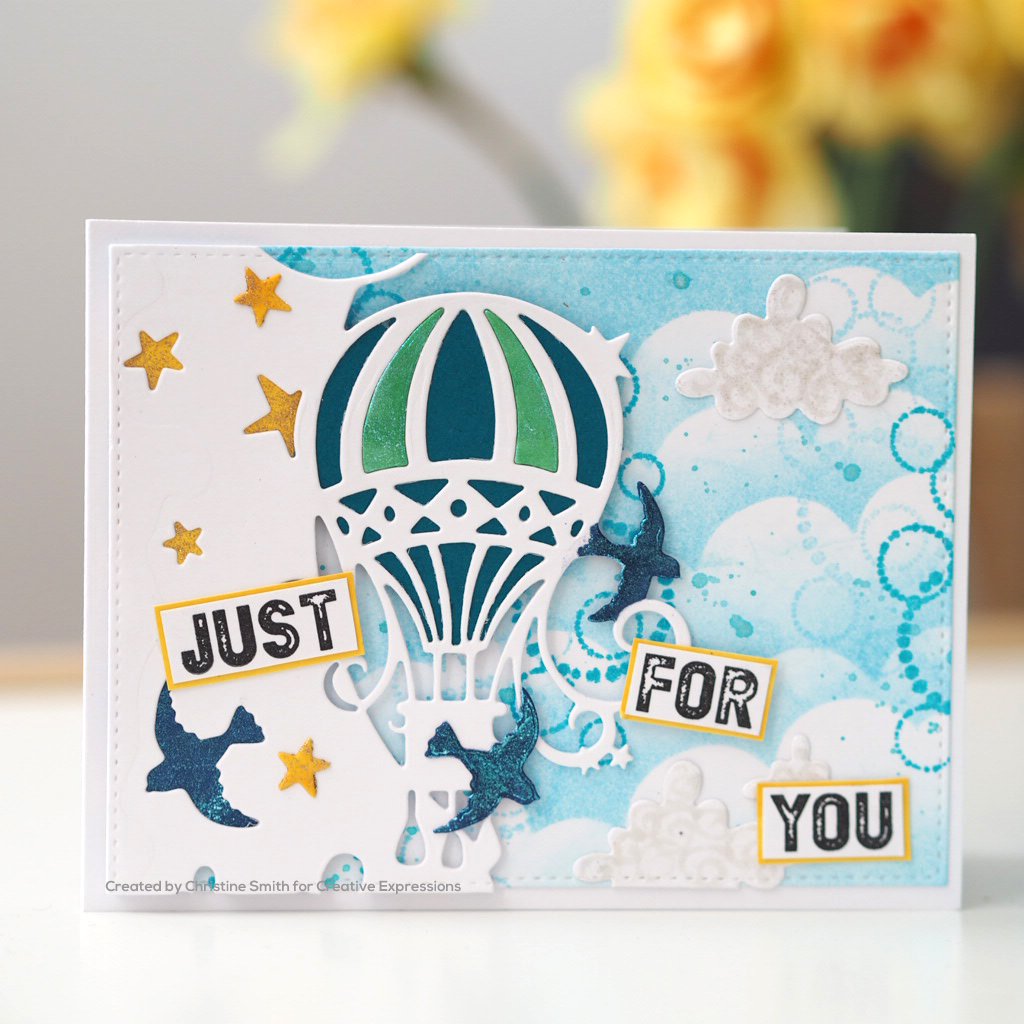 Creative Expressions Paper Cuts Hot Air Balloon Edger Craft Die