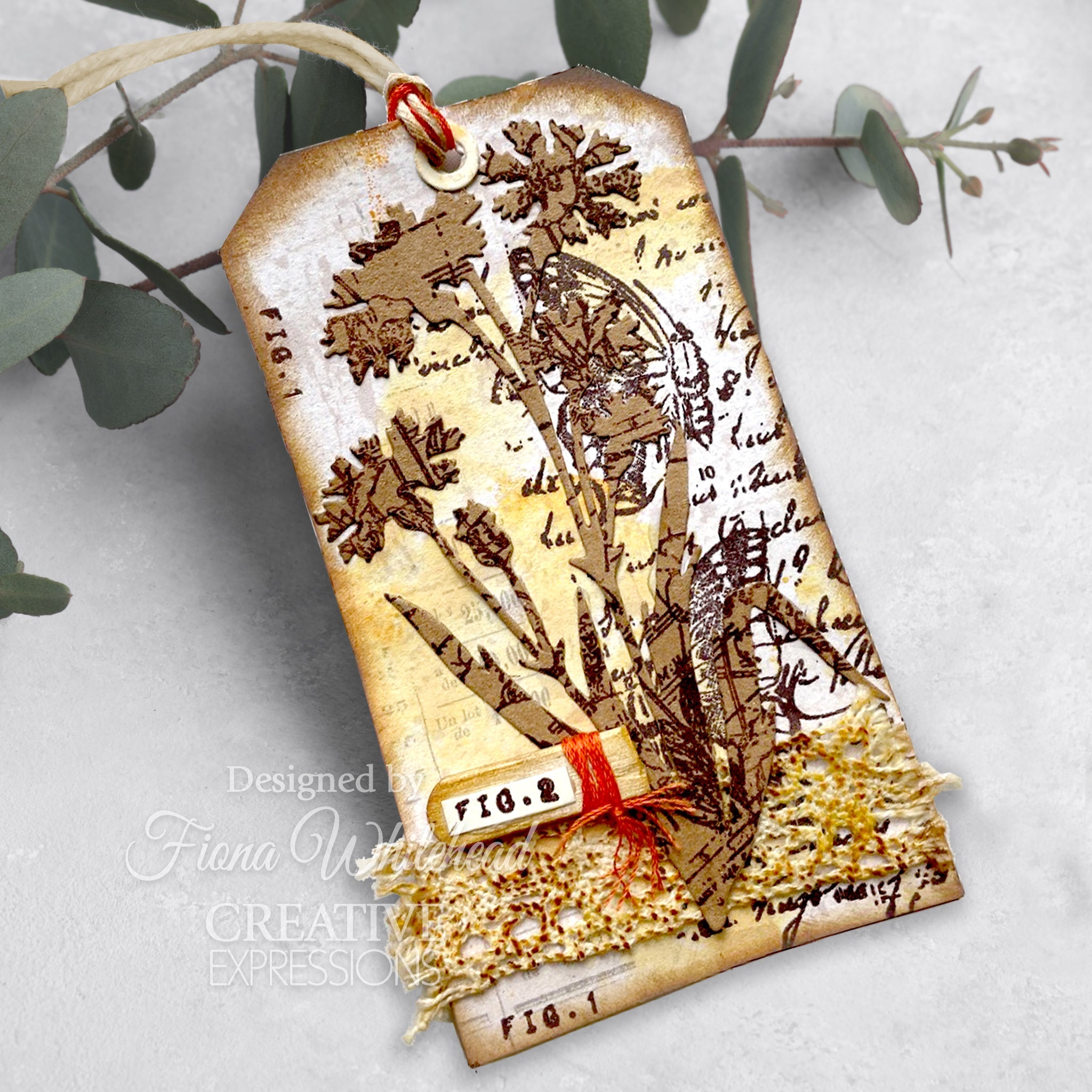 Creative Expressions Sam Poole Shabby Basics Hedgerow Thistle Craft Die