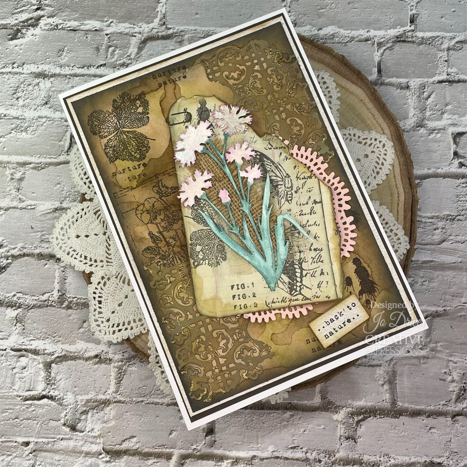 Creative Expressions Sam Poole Shabby Basics Hedgerow Thistle Craft Die