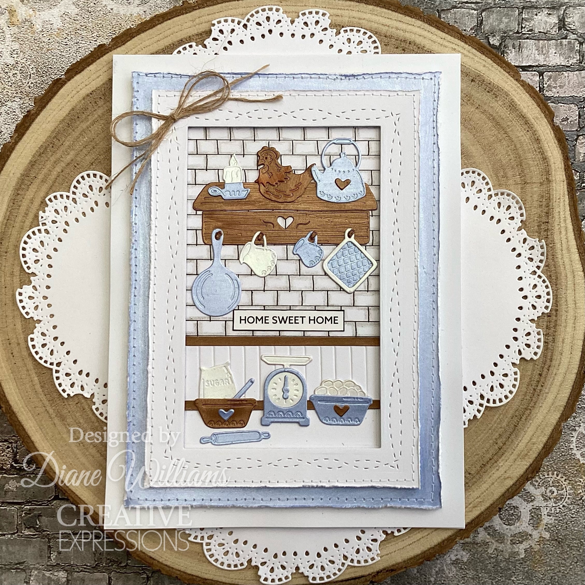 Creative Expressions Sam Poole Shabby Basics Stitched Weave Craft Die