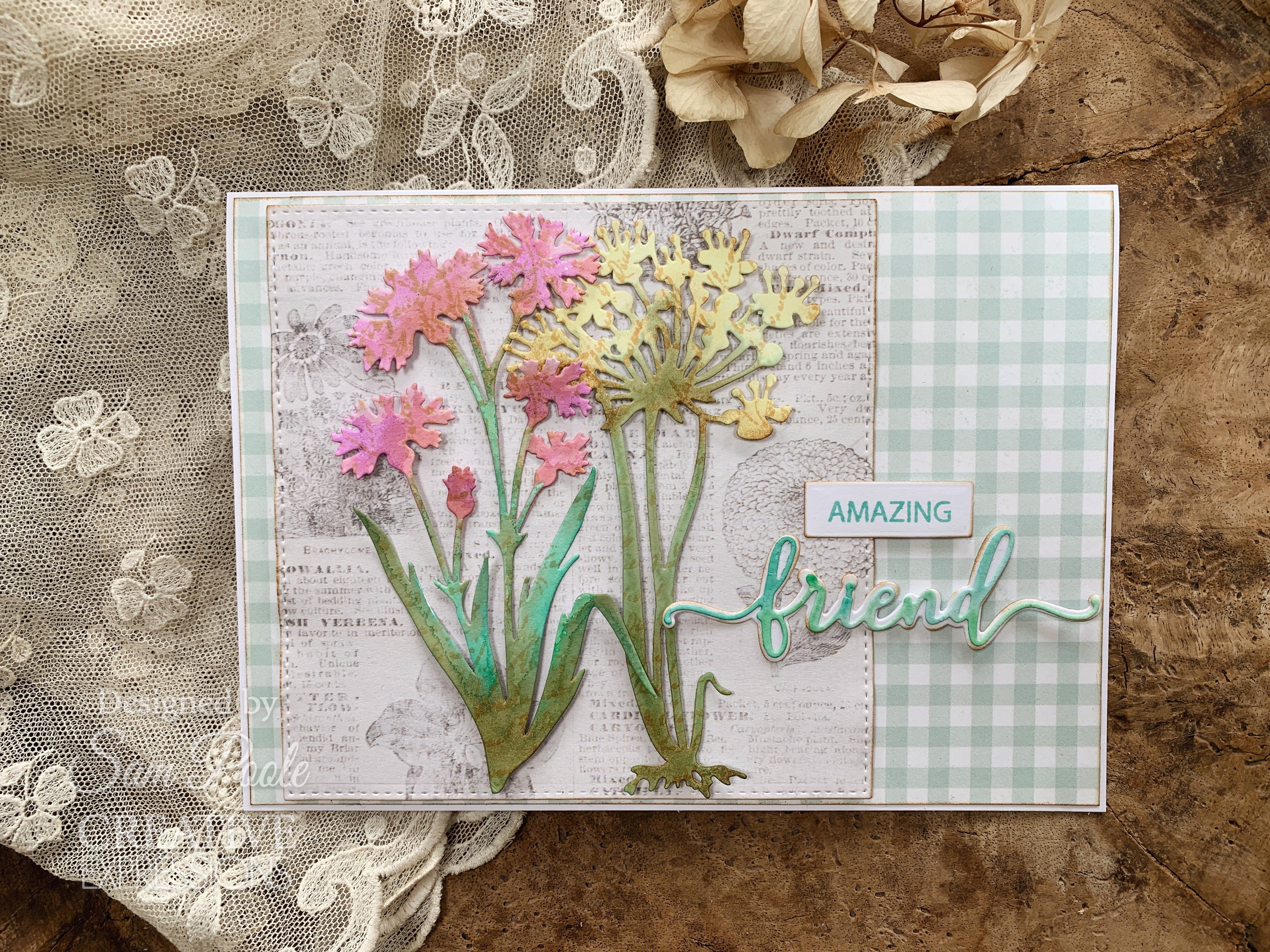 Creative Expressions Sam Poole Shabby Basics Hedgerow Thistle Craft Die