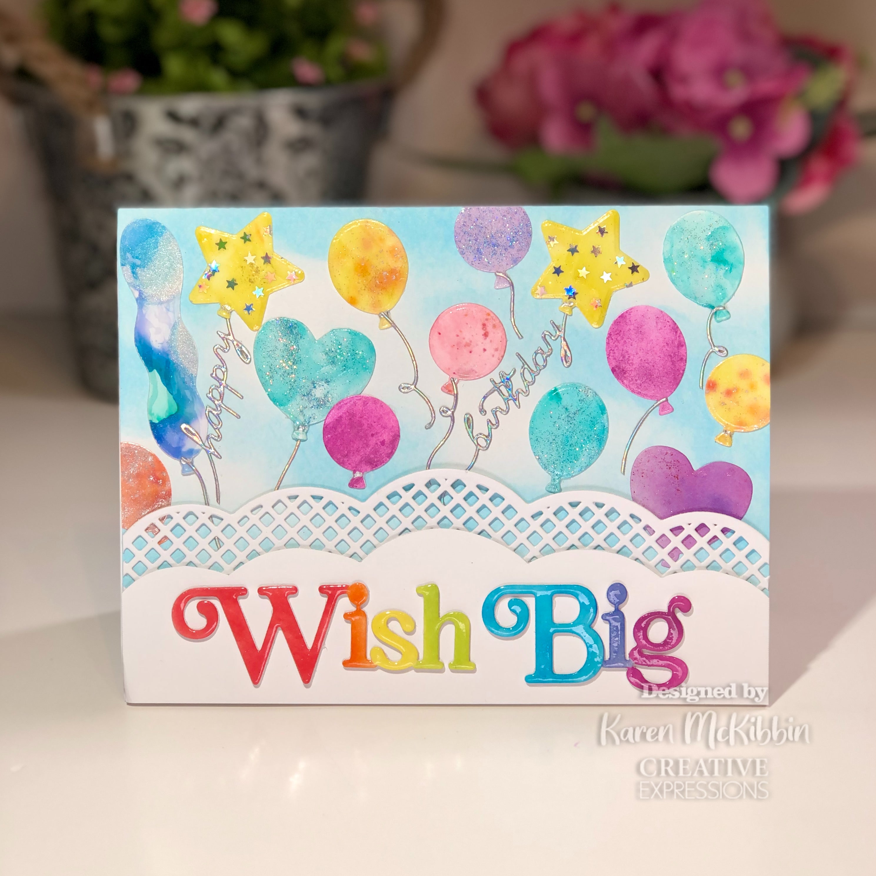 Creative Expressions Sue Wilson Necessities Birthday Balloons Craft Die