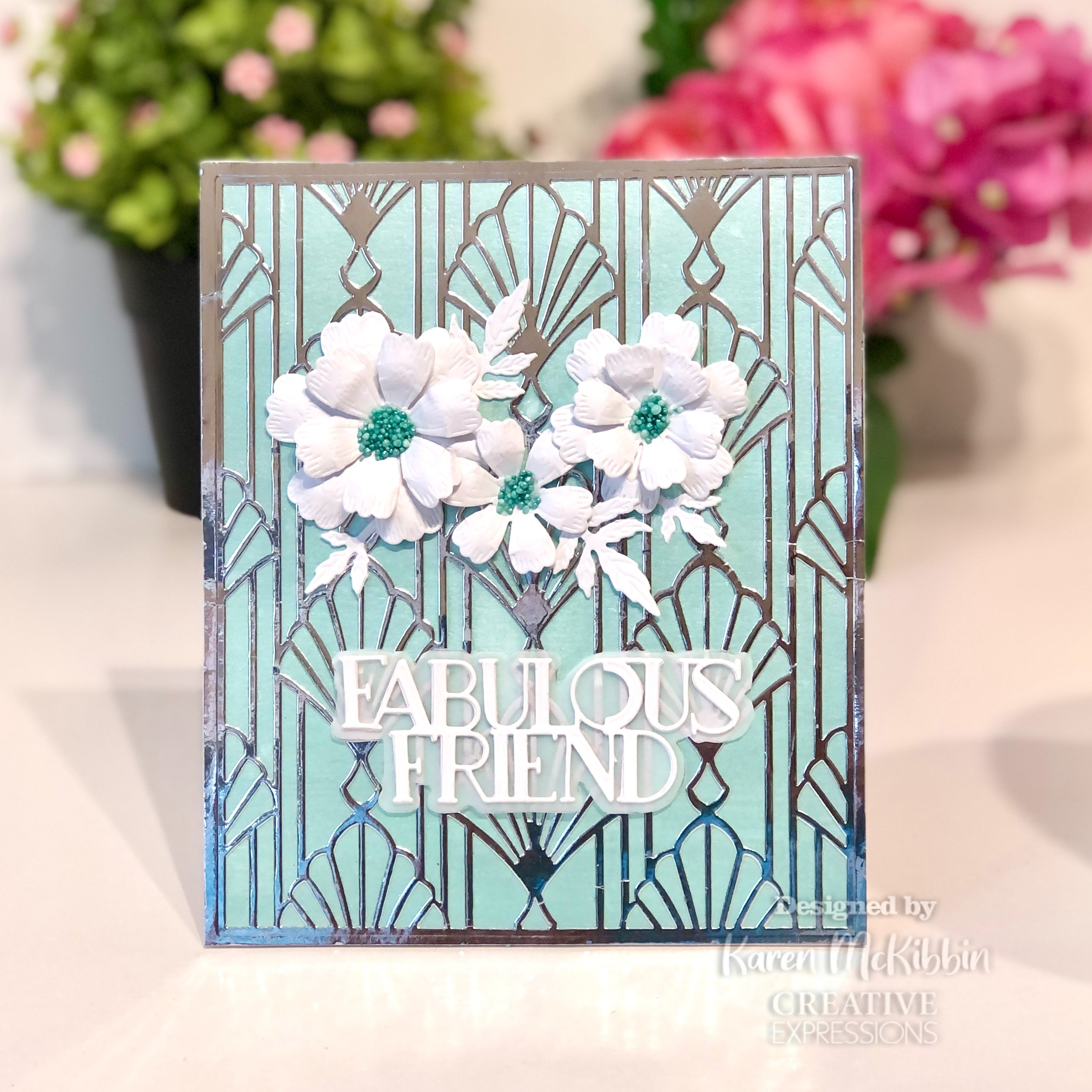 Creative Expressions Sue Wilson Mini Expressions Art Deco Fabulous Friend Craft Die