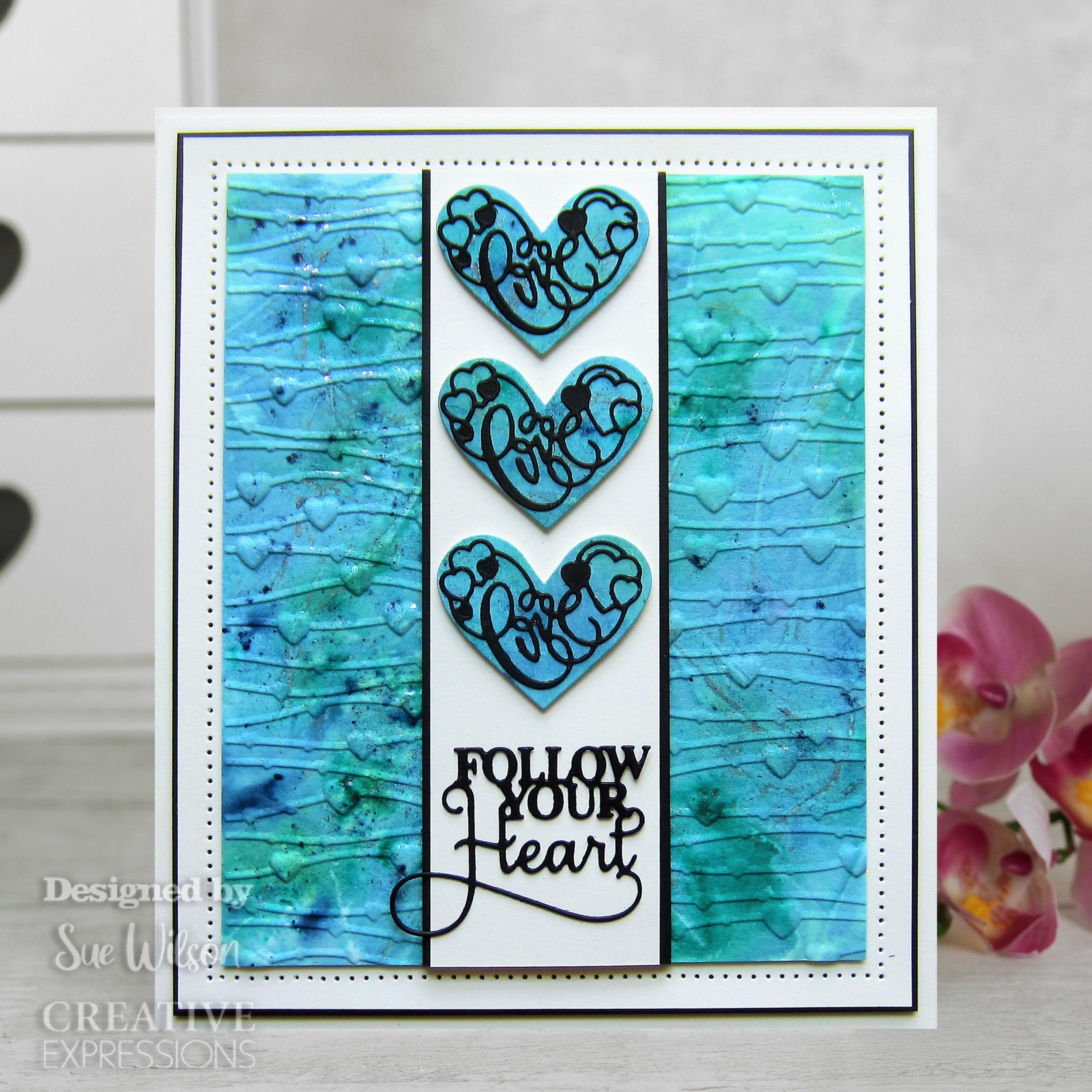 Creative Expressions Sue Wilson Mini Expressions Follow Your Heart Craft Die