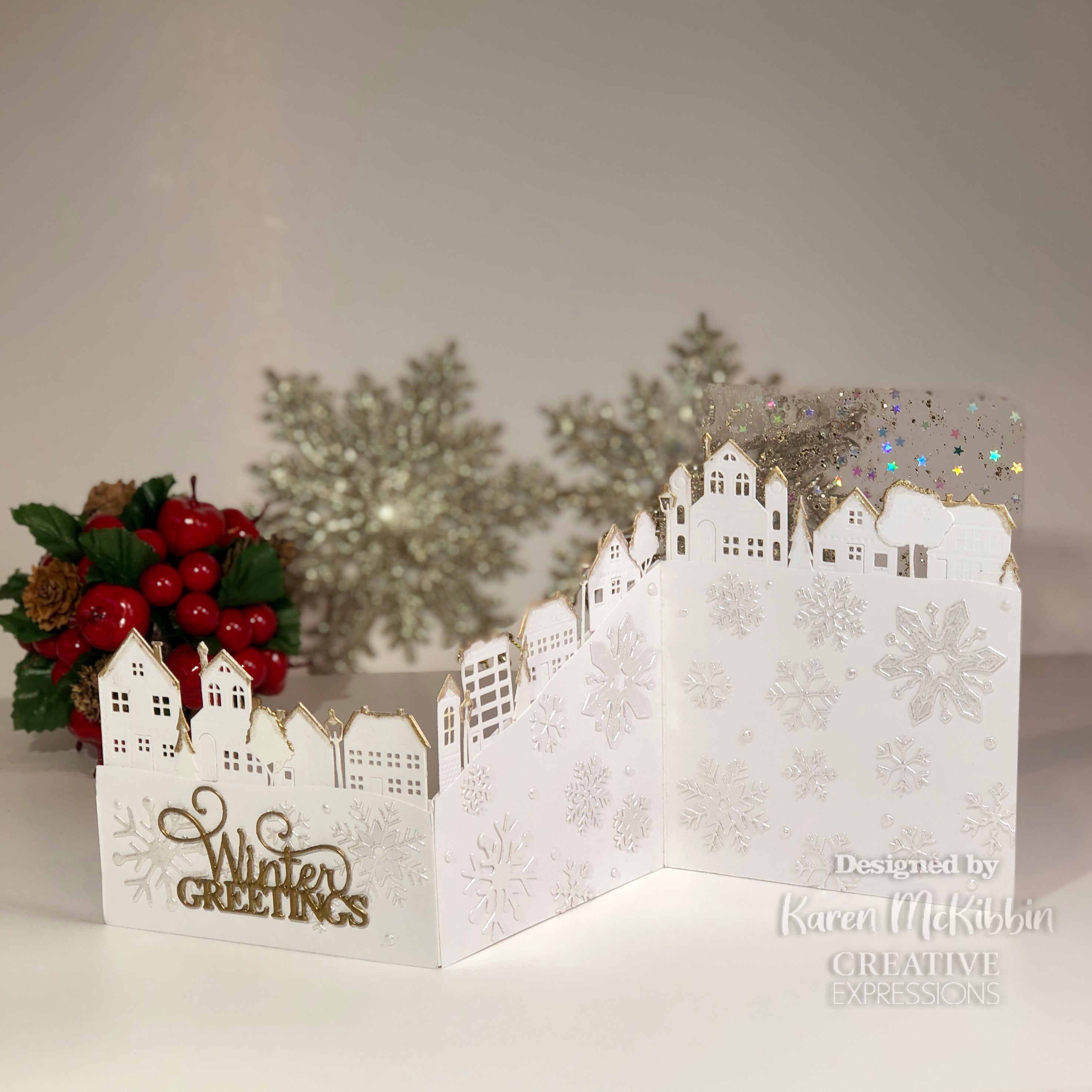 Creative Expressions Sue Wilson Festive Mini Expressions Winter Greetings Craft Die