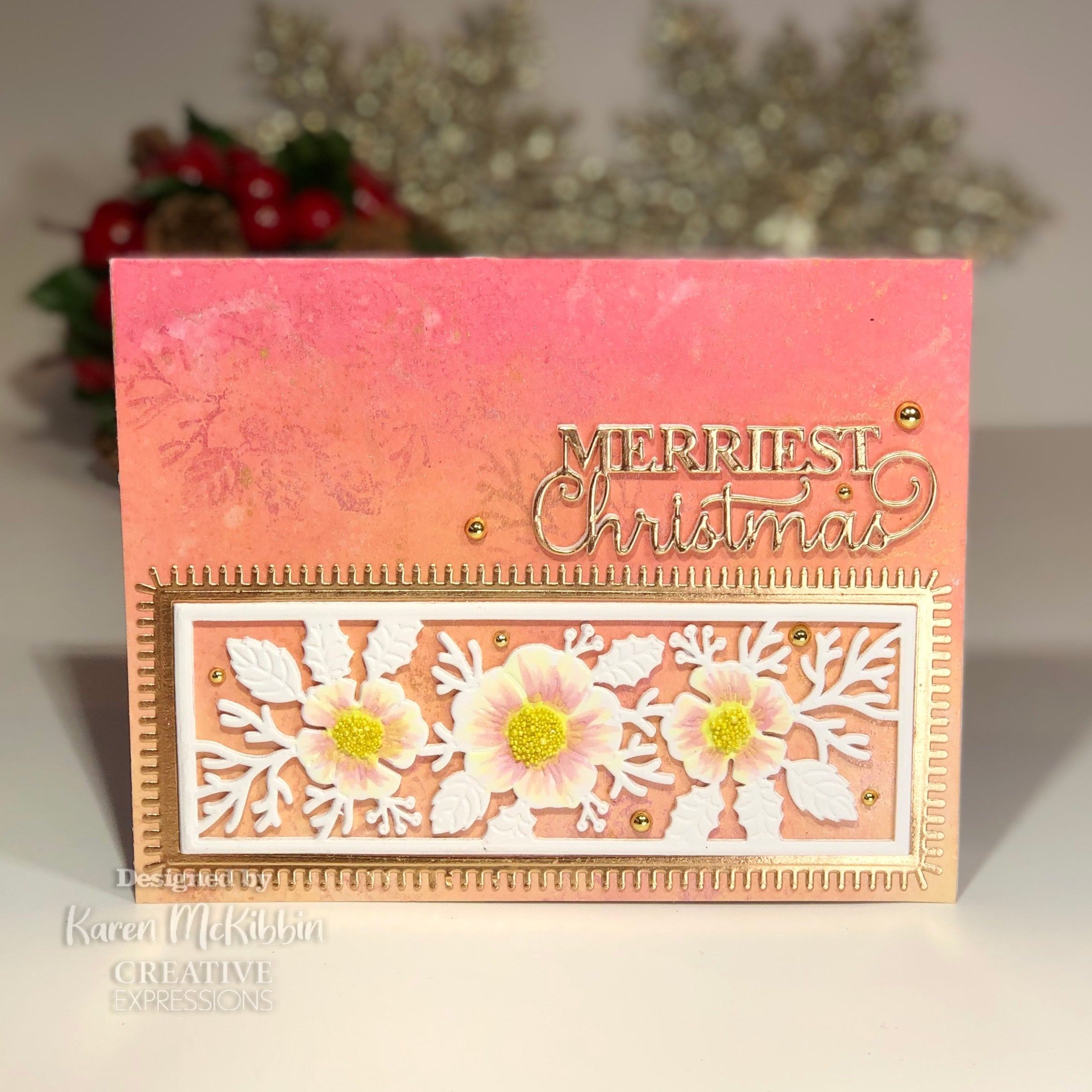 Creative Expressions Sue Wilson Festive Mini Expressions Merriest Christmas Craft Die